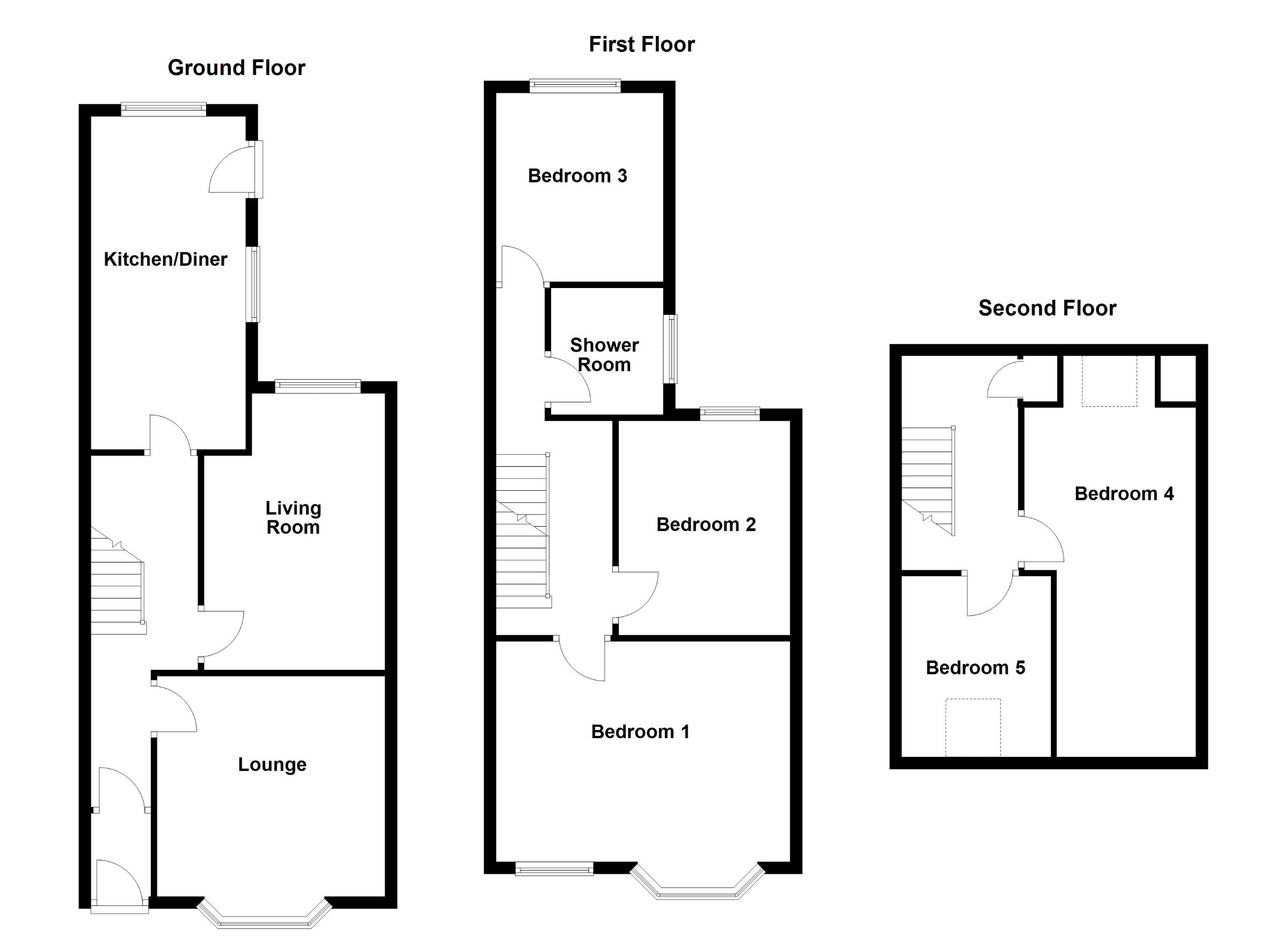 Balmoral Road, Lancaster LA1, 5 bedroom terraced house for sale