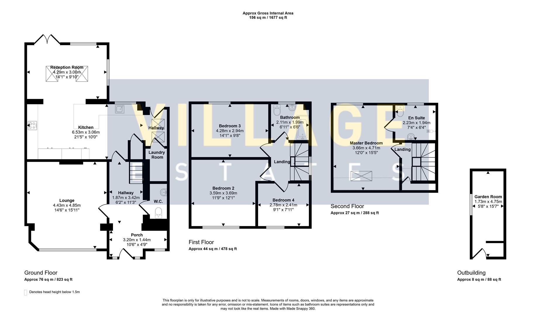 59, Thornbury Gardens, Borehamwood floorplan