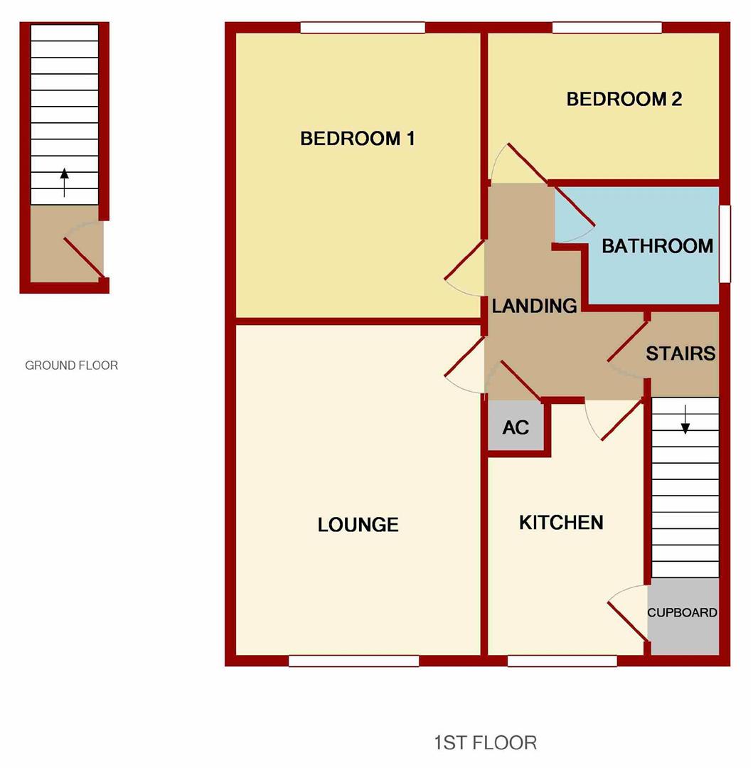 2 Bedrooms Maisonette for sale in Crypt Court, Tuffley, Gloucester GL4