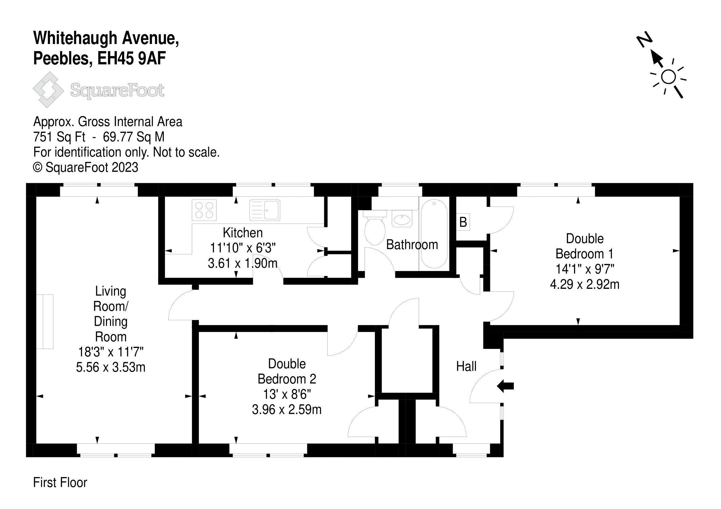 25 Whitehaugh Avenue, Peebles EH45, 2 bedroom flat for sale 65068160