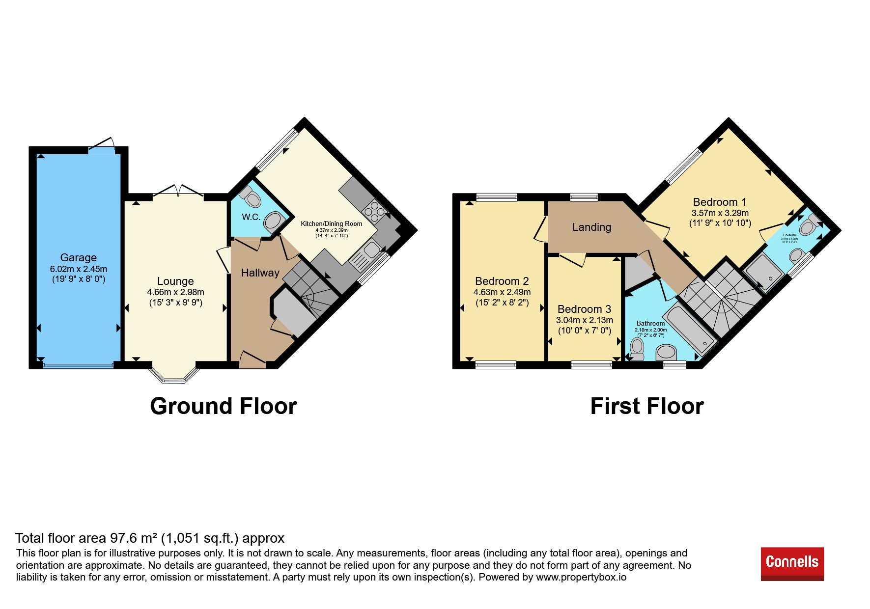 18, Reeth Close, Leicester floorplan