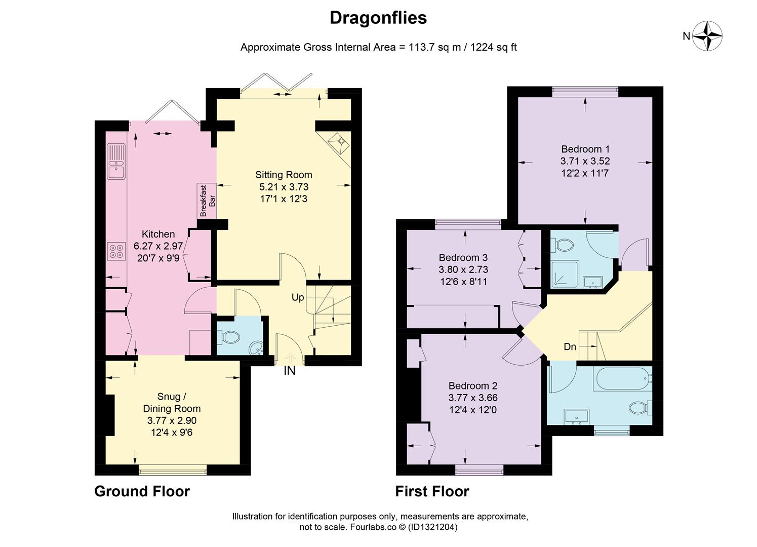 Dragonflies, 1a, Colstrope Cottages, Hambleden floorplan
