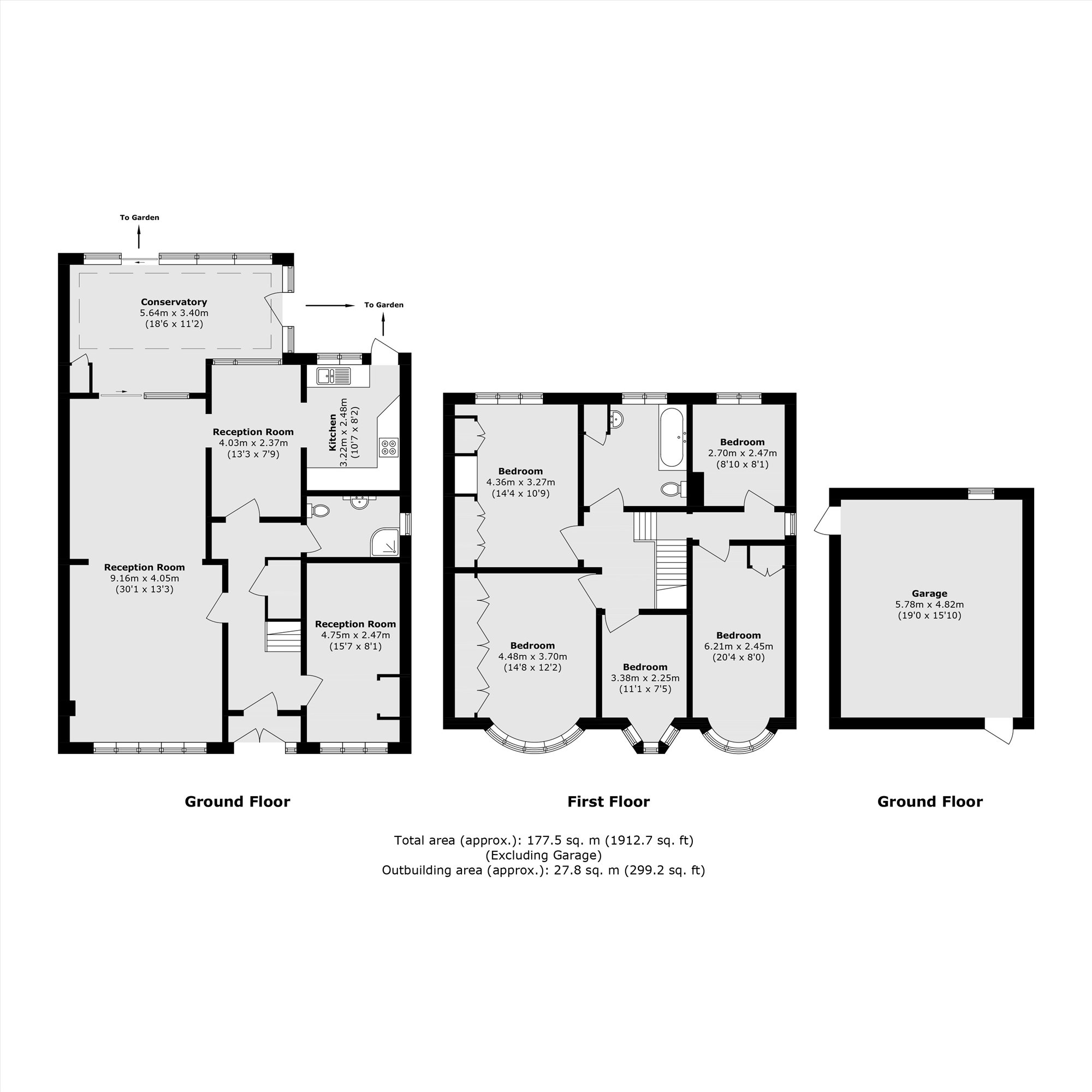 2, Arnos Road, London floorplan