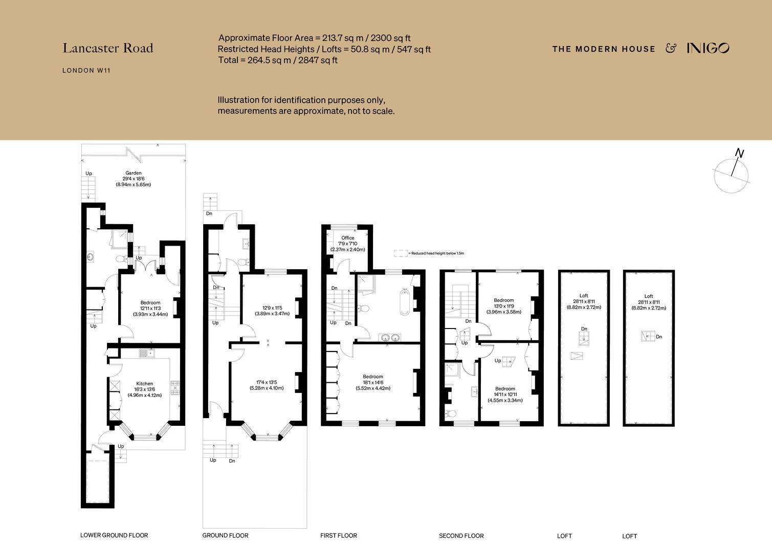 88, Lancaster Road, London floorplan