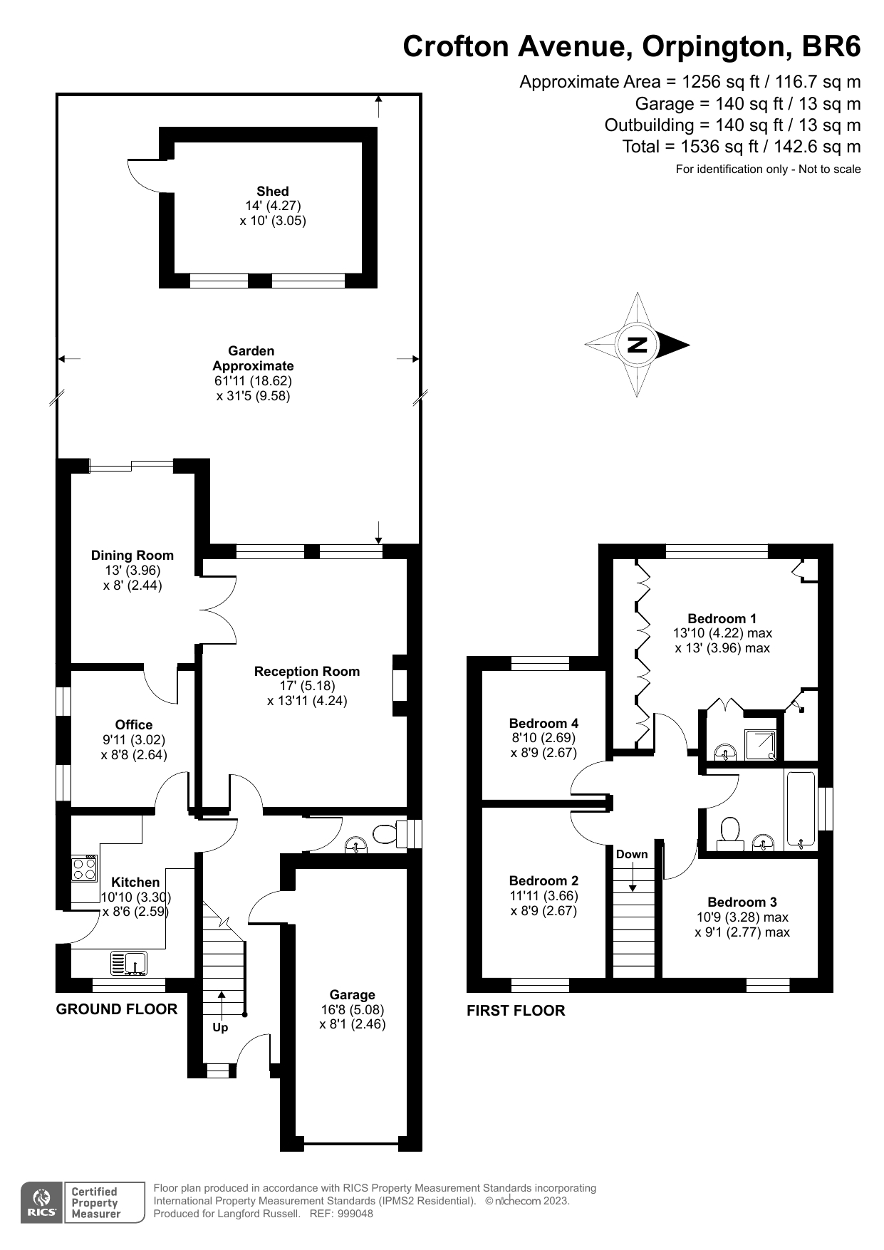 Crofton Avenue, Orpington BR6, 4 bedroom detached house for sale