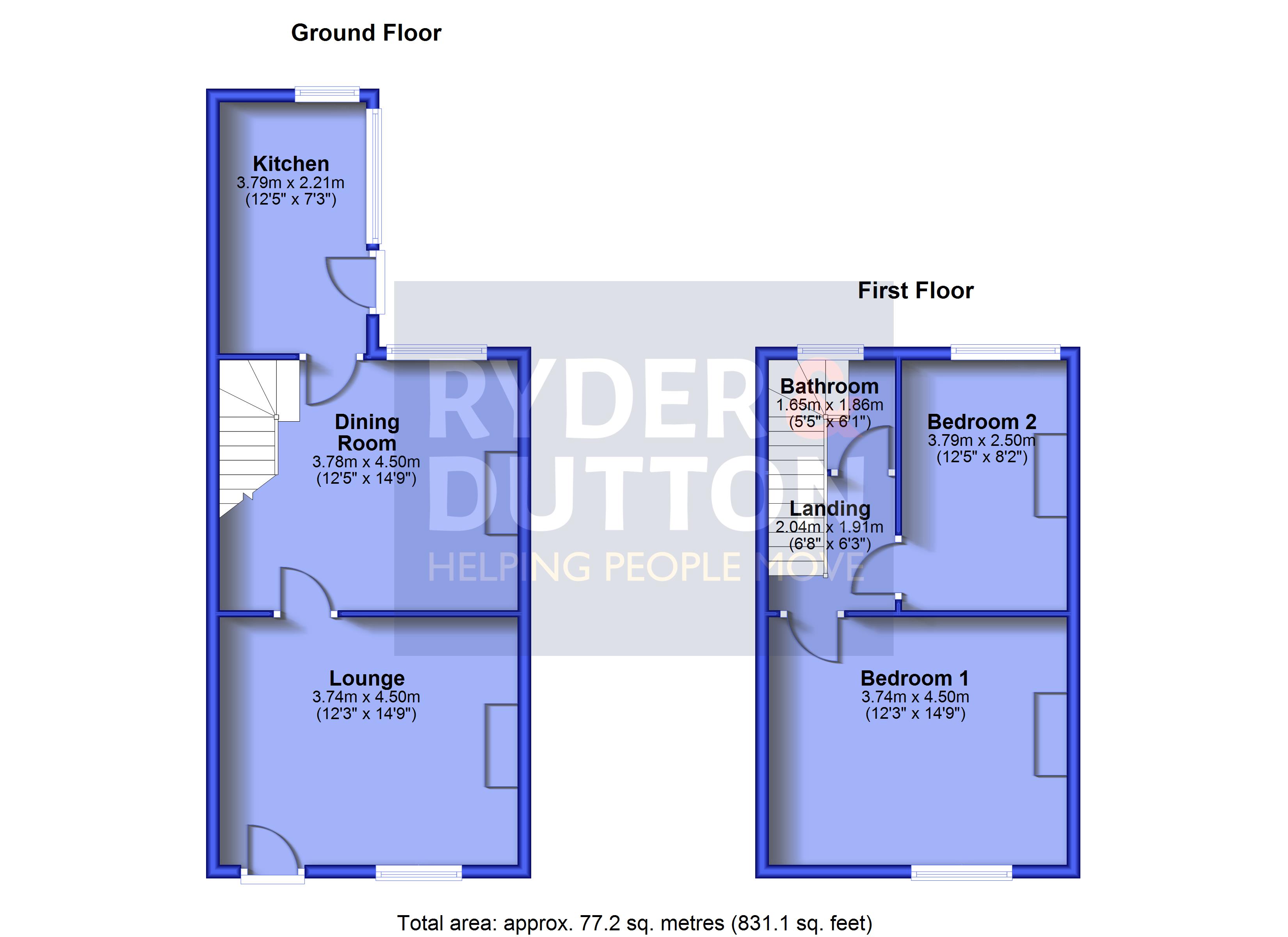 51, Lisbon Street, Rochdale floorplan