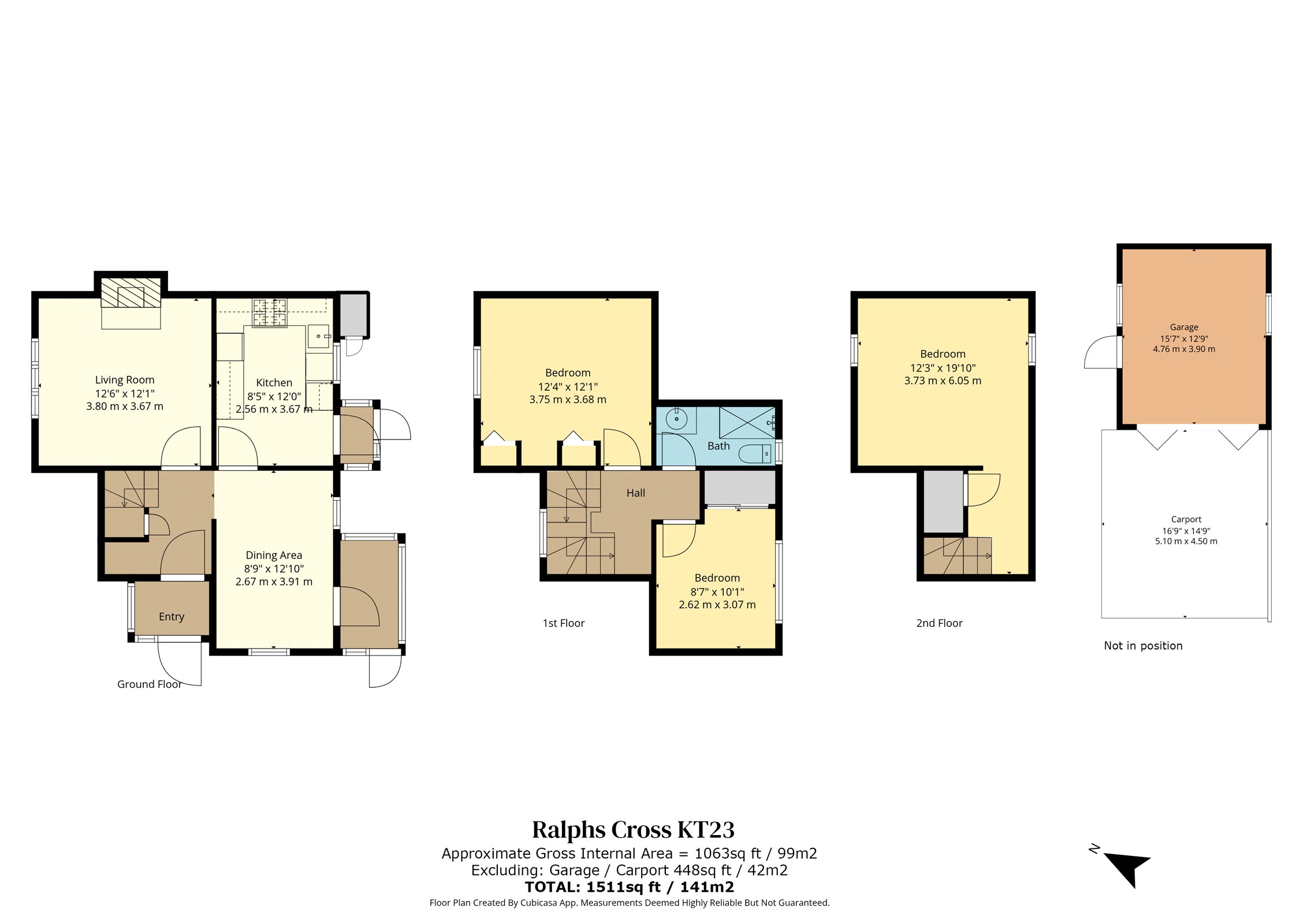 2, Ralphs Cross, Great Bookham floorplan