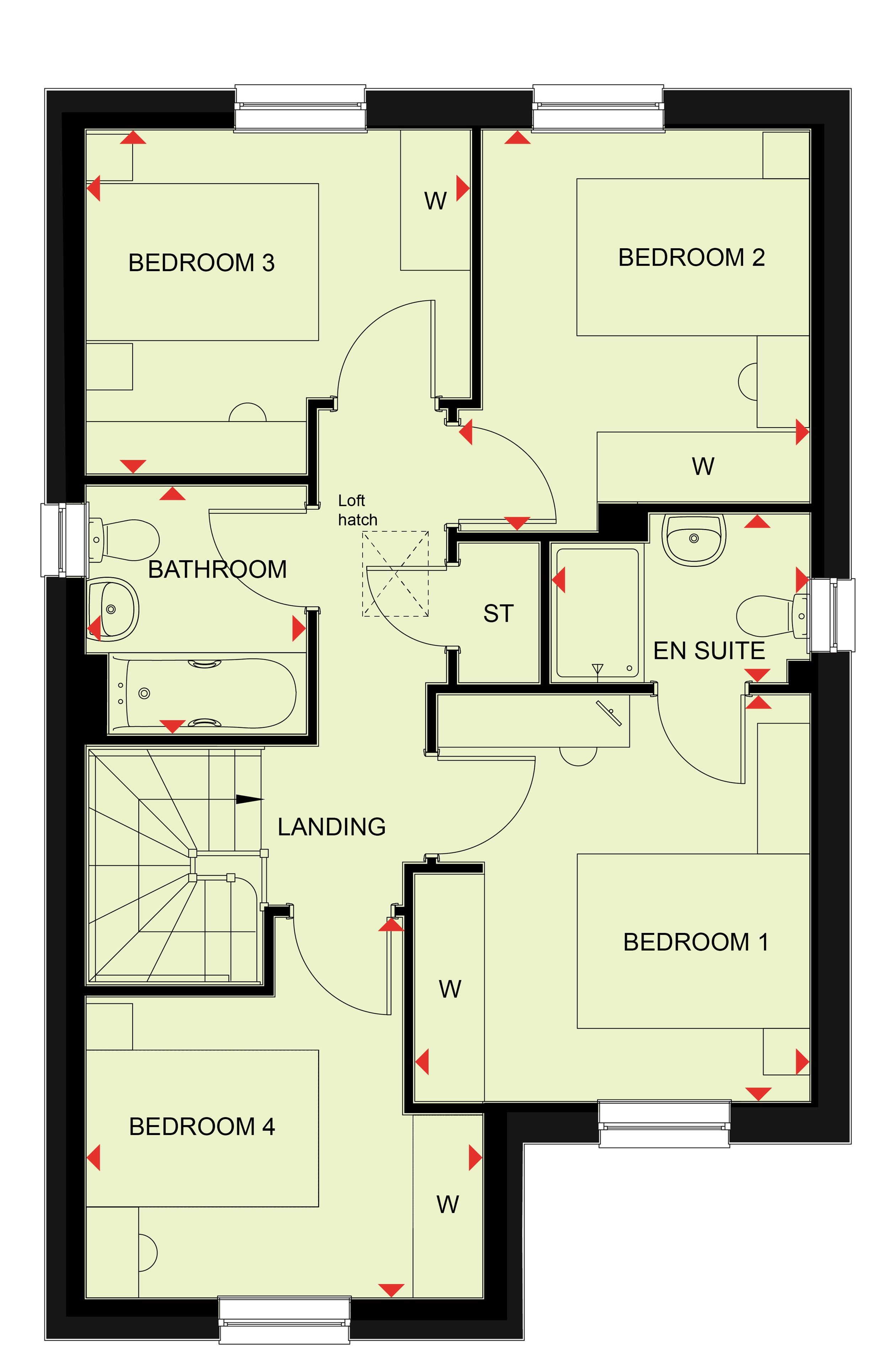 HA50620, Scott Glynn Walk, Tranent floorplan