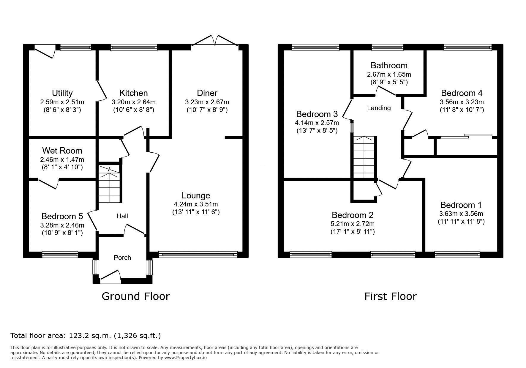 5, Vanburgh Gardens, Morpeth floorplan