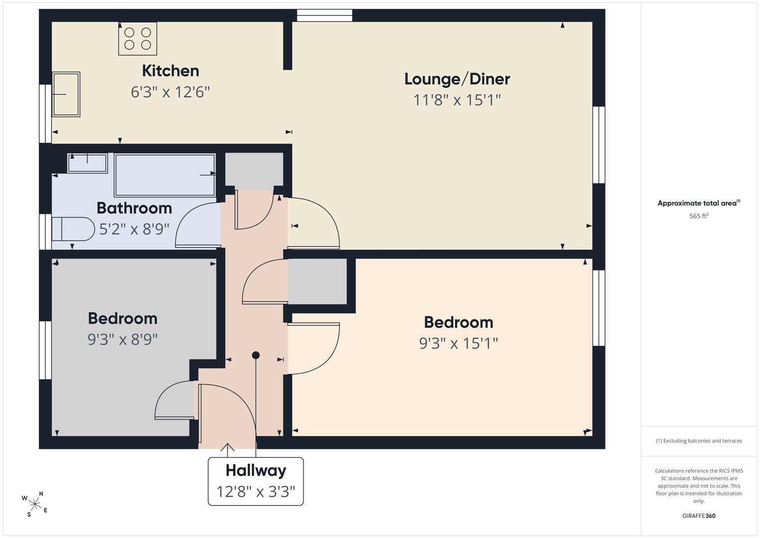 3, Coates Quay, Chelmsford floorplan