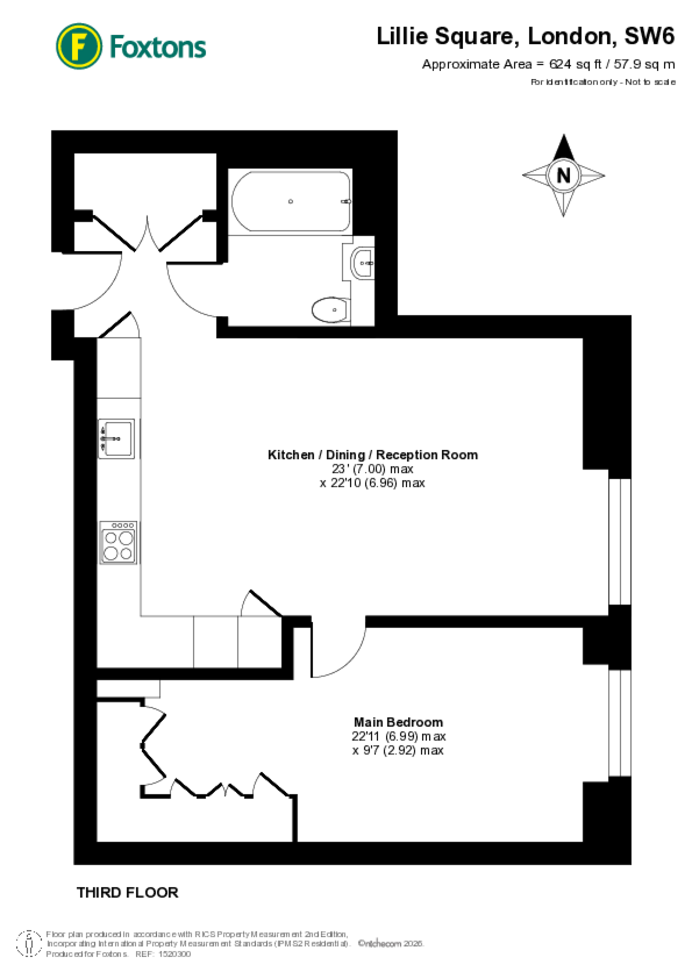 Lillie Square, SW6, West Brompton floorplan