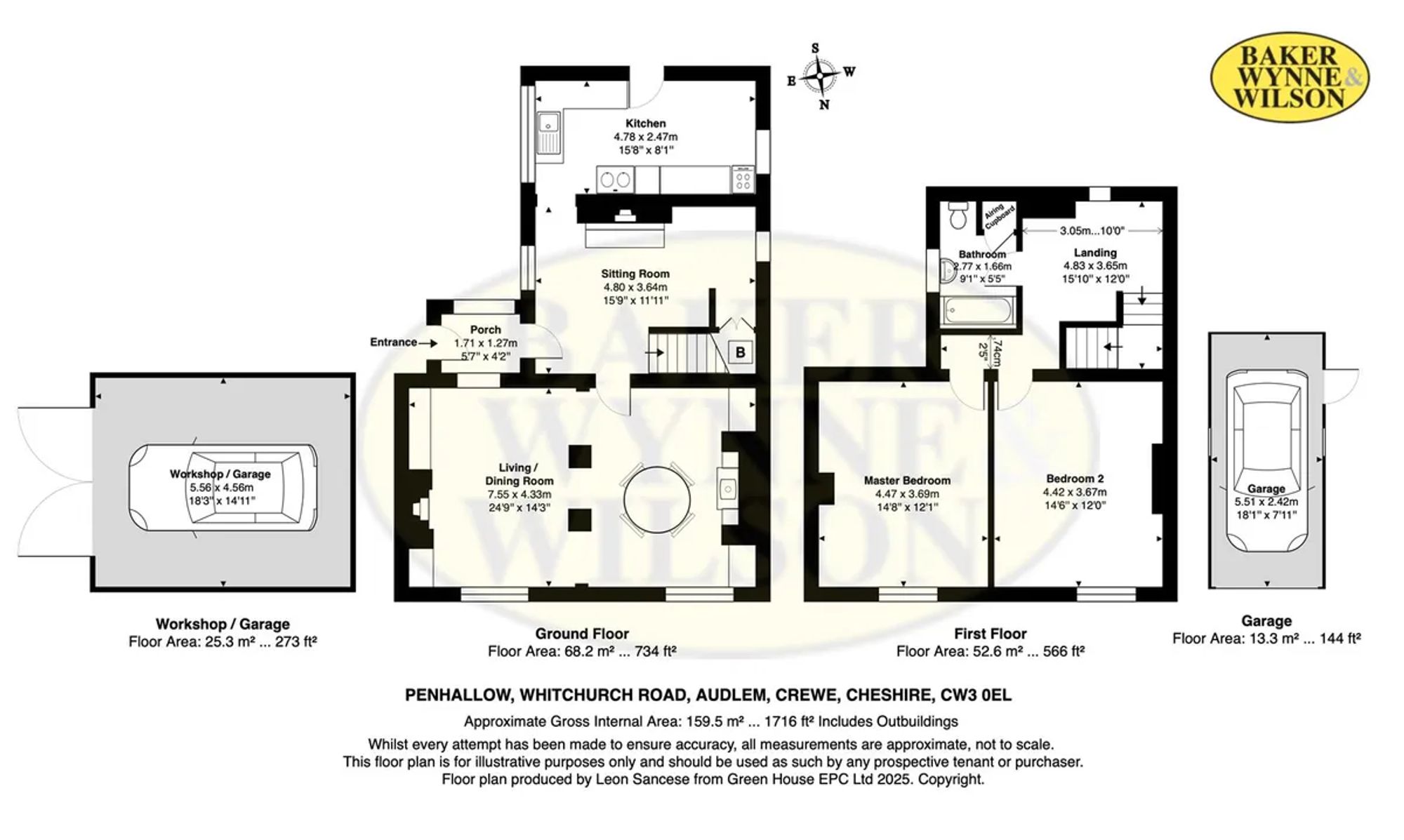 Penhallow Whitchurch Road, Crewe floorplan