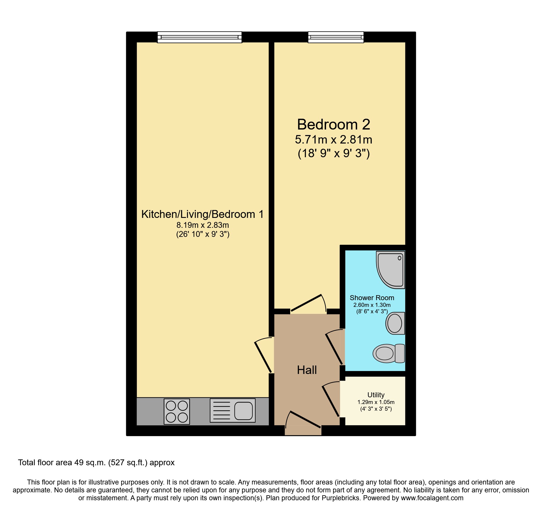 Apartment 113/Card House, Bingley Road, Bradford floorplan