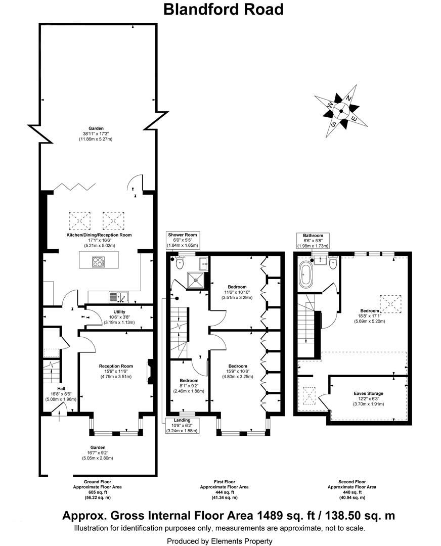 52, Blandford Road, London floorplan