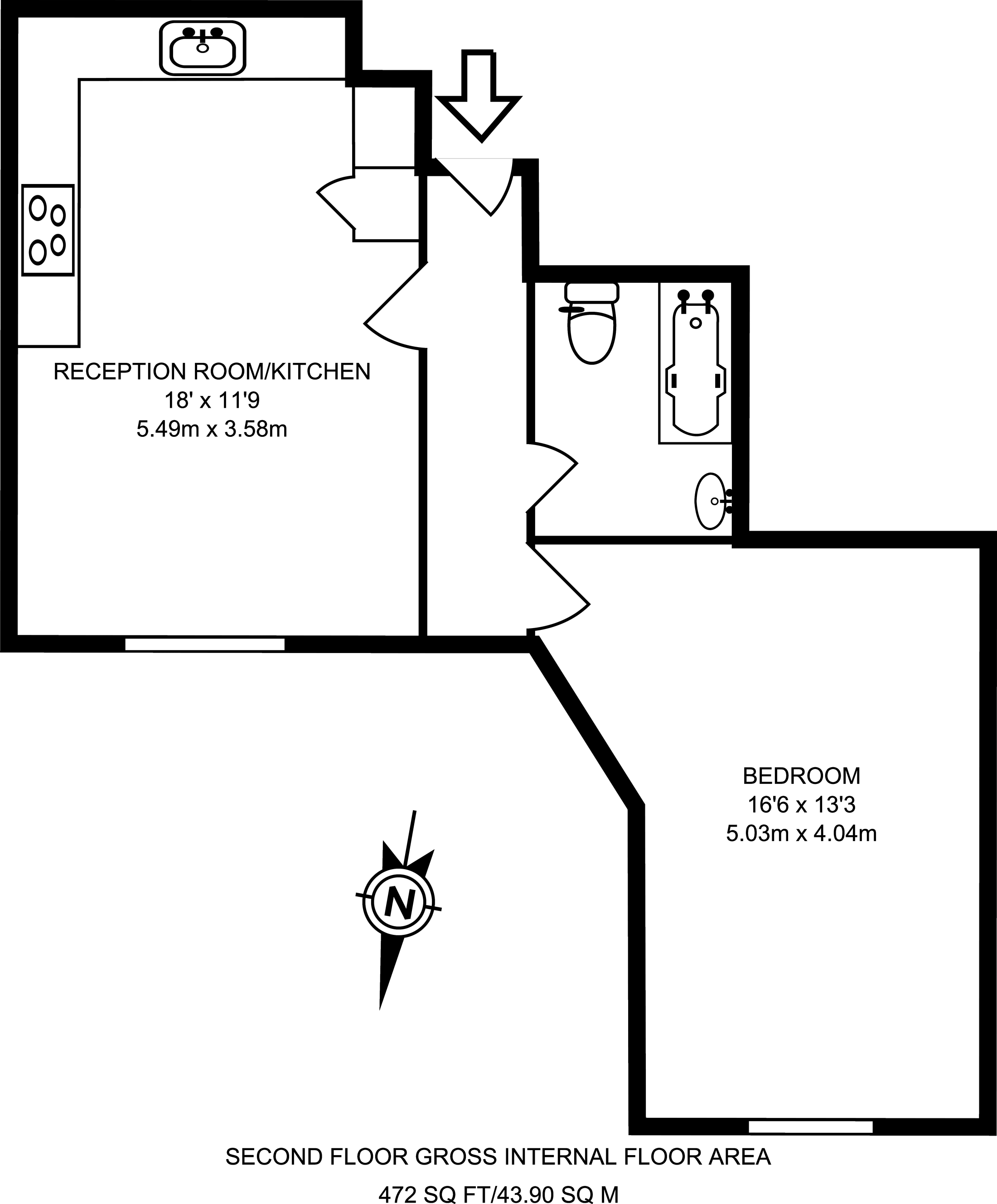 1 Bedrooms Flat to rent in Almeida Street, Angel, London N1