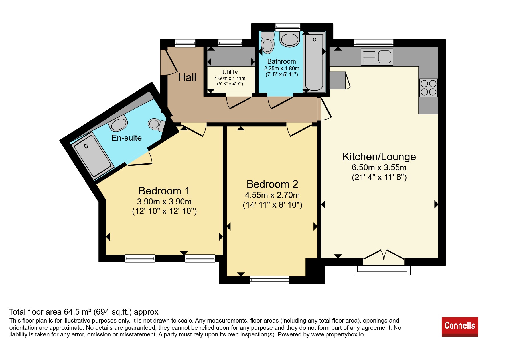 65, Oxford Way, Basingstoke floorplan