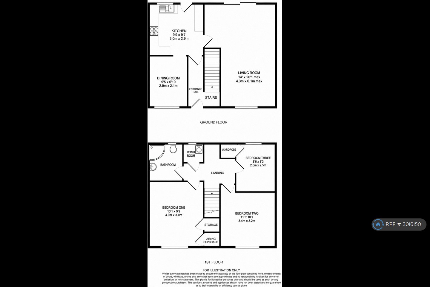 Downton Road, Swindon floorplan