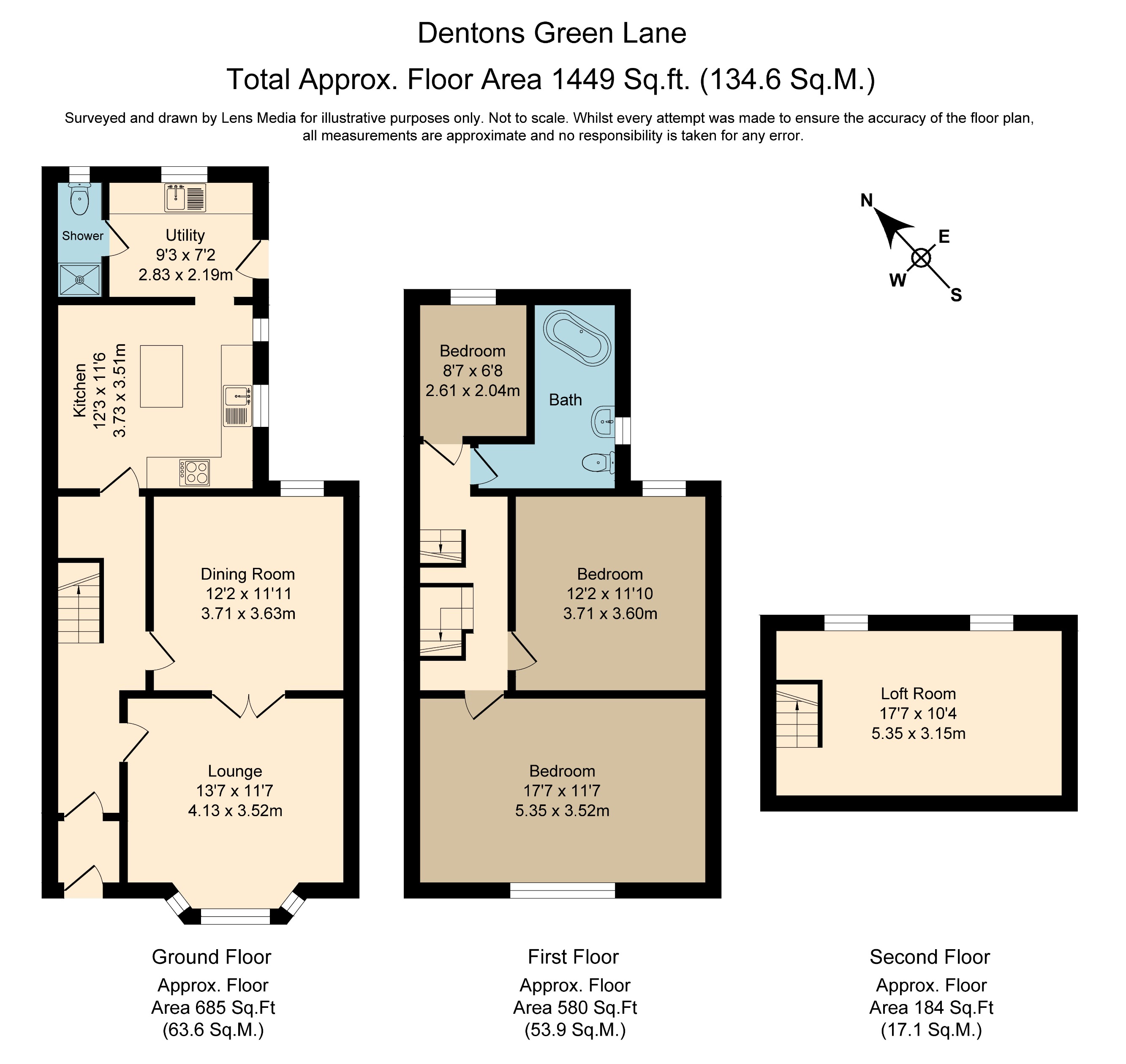Dentons Green Lane, Dentons Green, St Helens WA10, 3 bedroom terraced