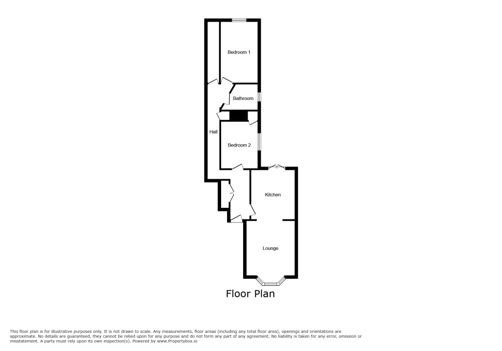 Ground Floor Flat, Springfield, Llandudno floorplan