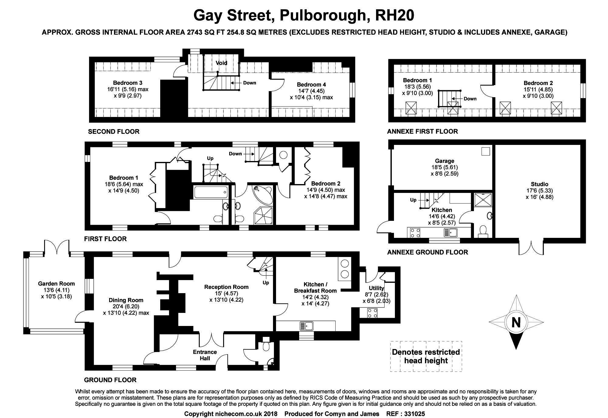 4 Bedrooms Detached house for sale in Lower Jordans Lane, Gay Street, Pulborough, West Sussex RH20