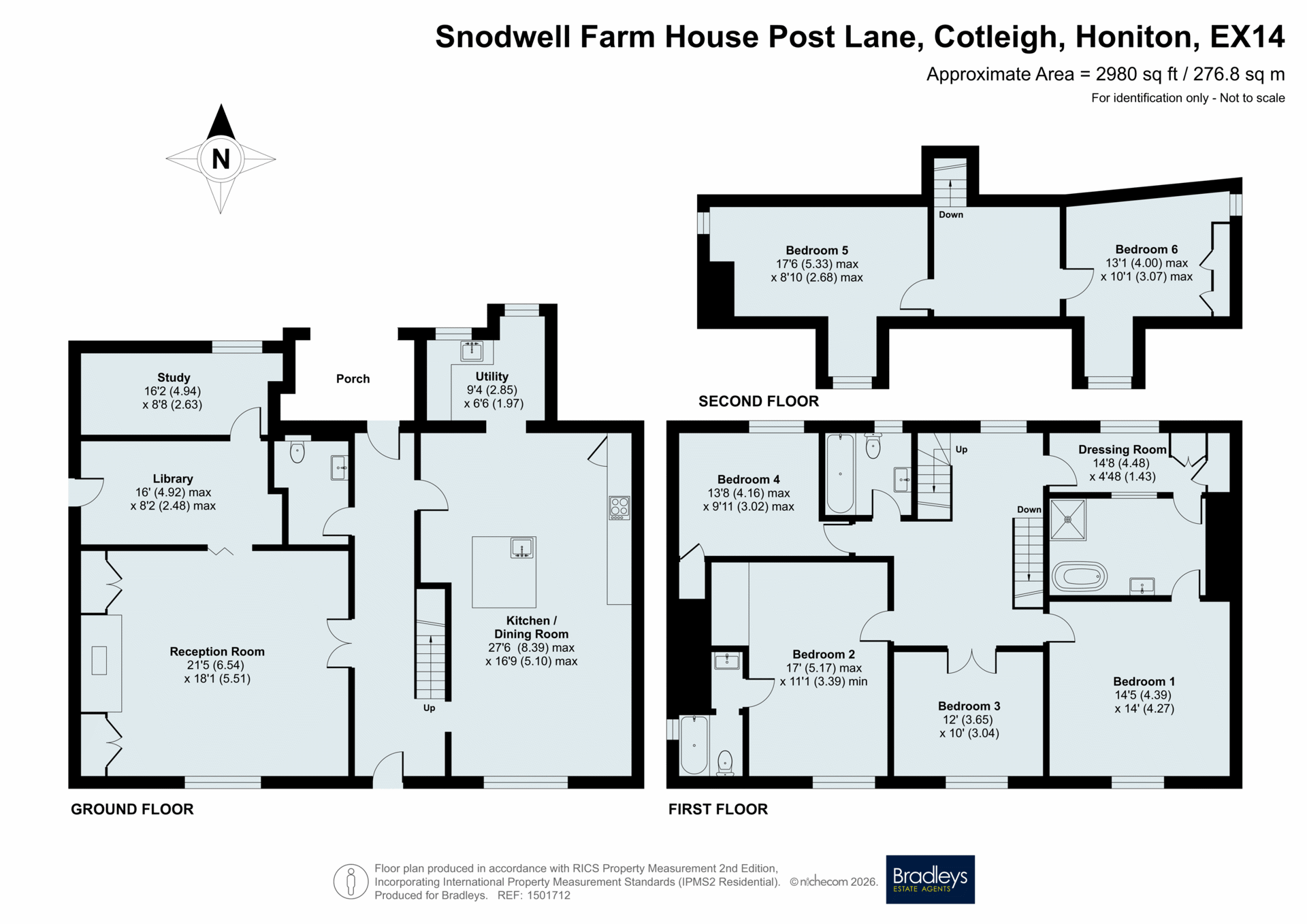 Snodwell Farm House,, Post Lane, Honiton floorplan
