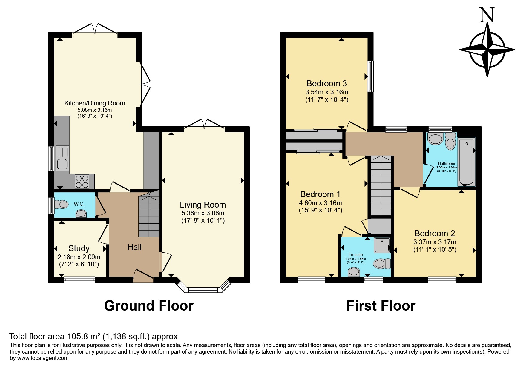 7, Portus Lane, Dunholme floorplan