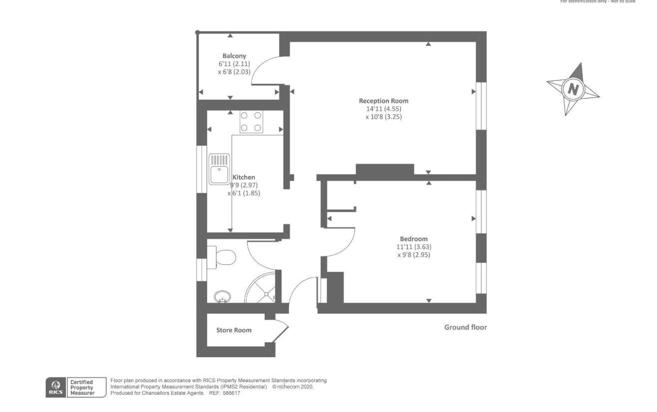 111, Bounds Green Road, London floorplan