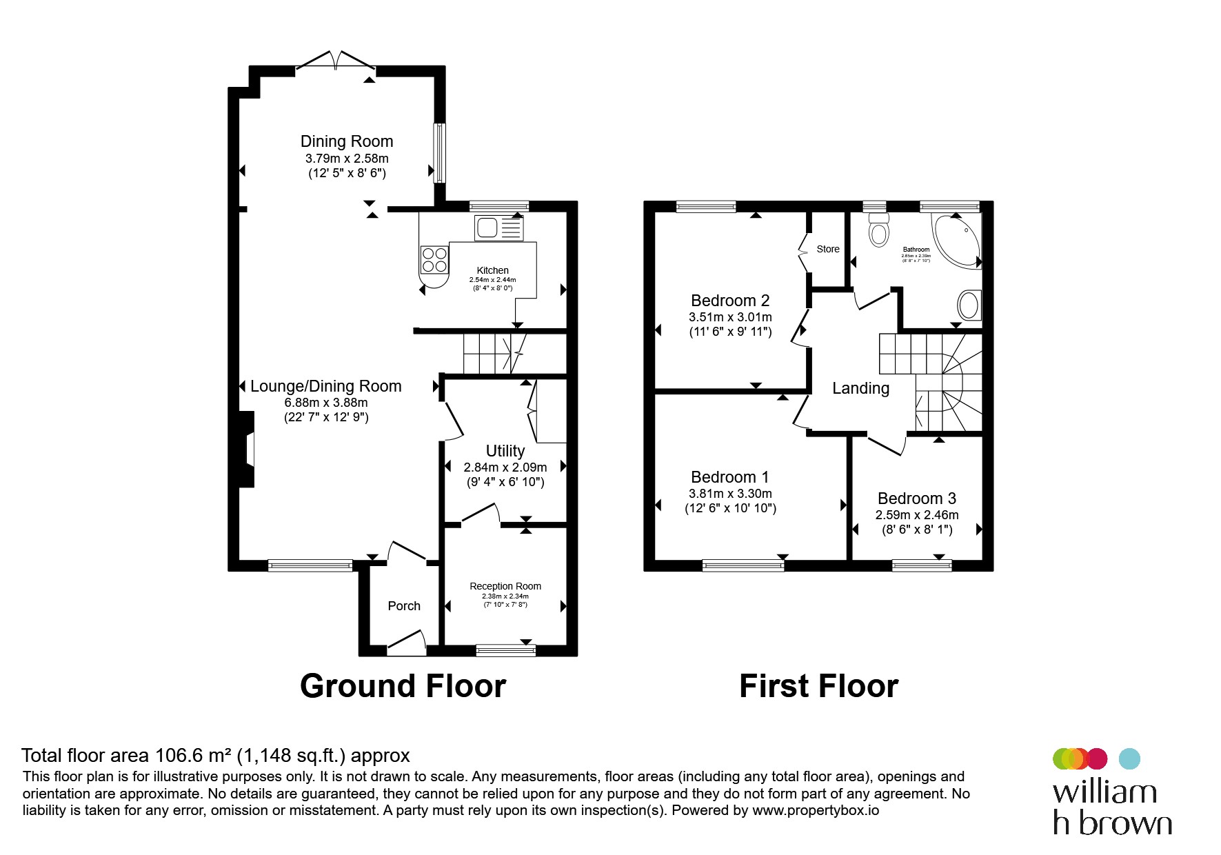 1, Nunsbury Drive, Broxbourne floorplan