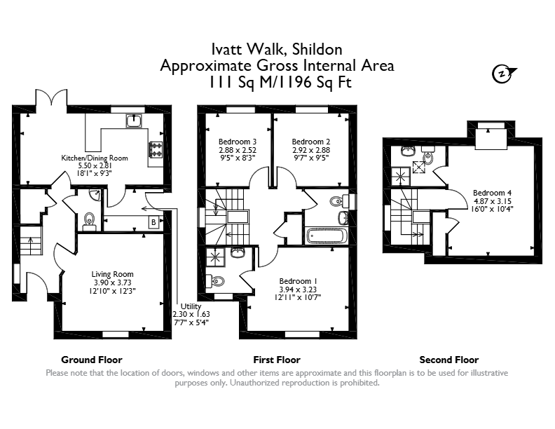 15, Ivatt Walk, Shildon floorplan