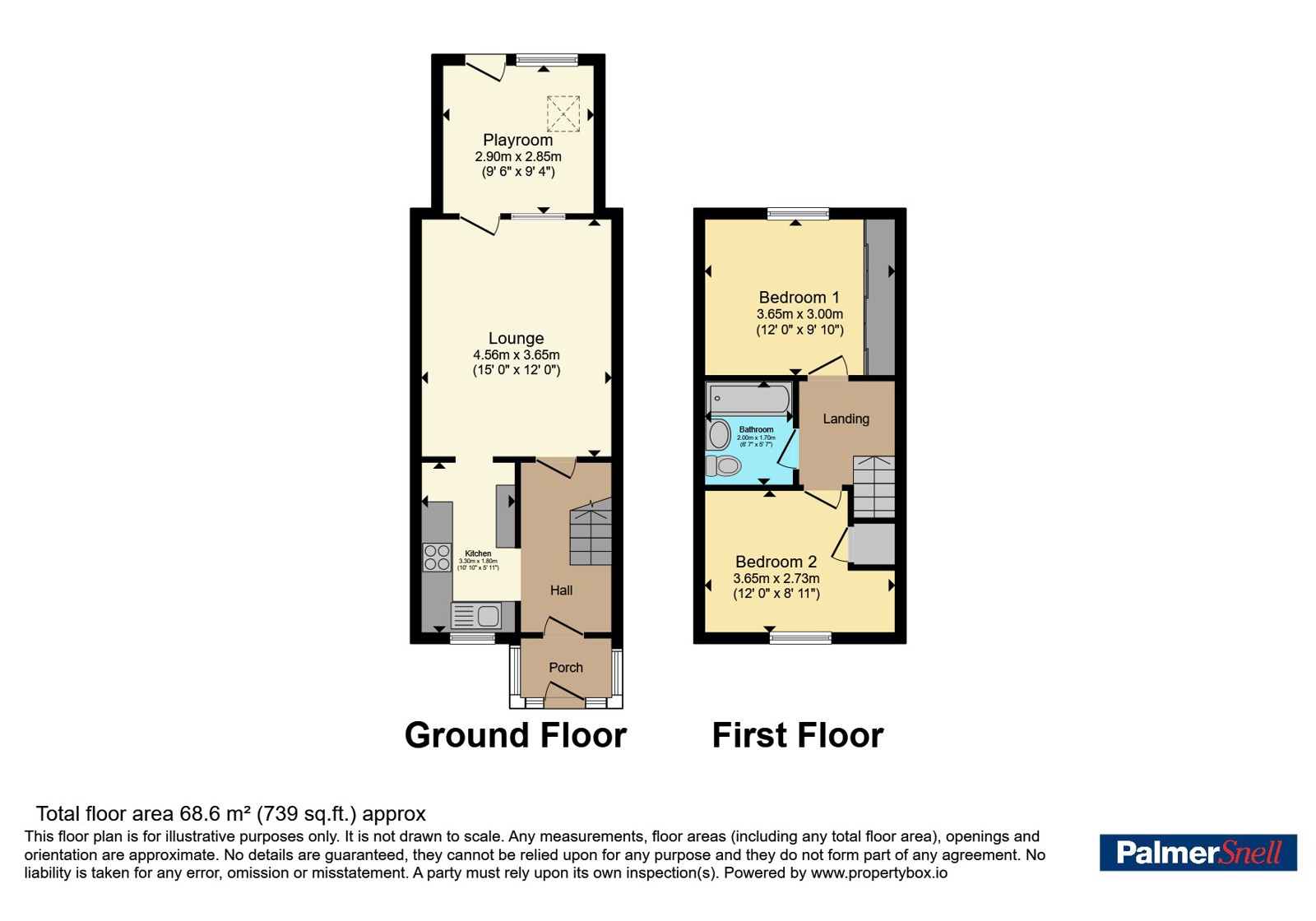 91, Jubilee Road, Wimborne floorplan