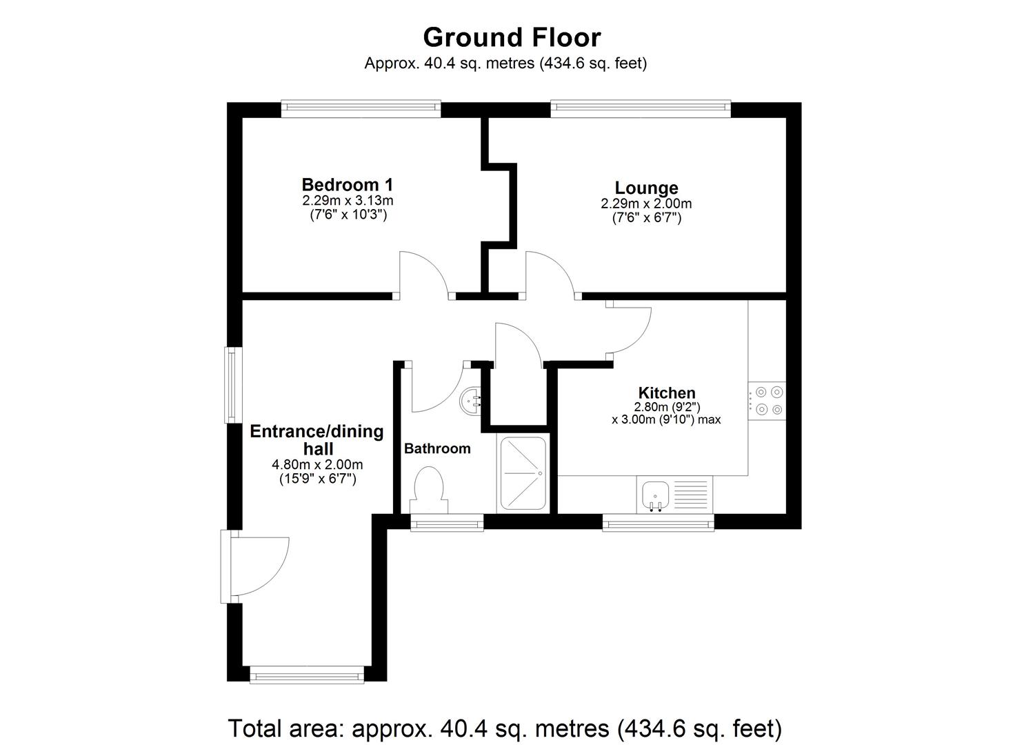 32a, Hardwick Road, Pill floorplan