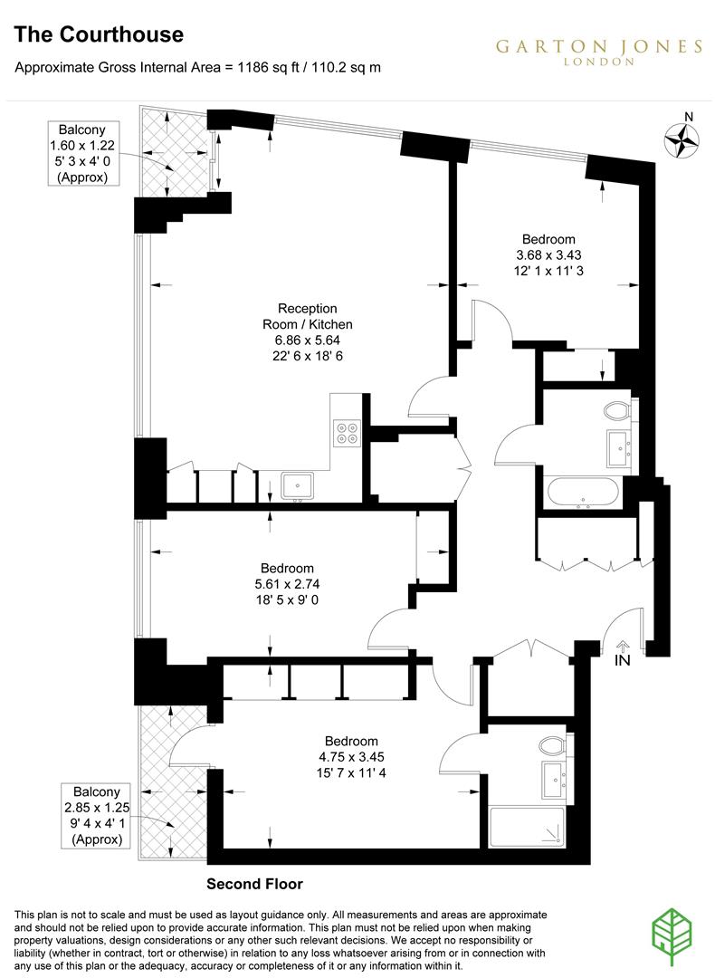 36, The Courthouse, Westminster floorplan
