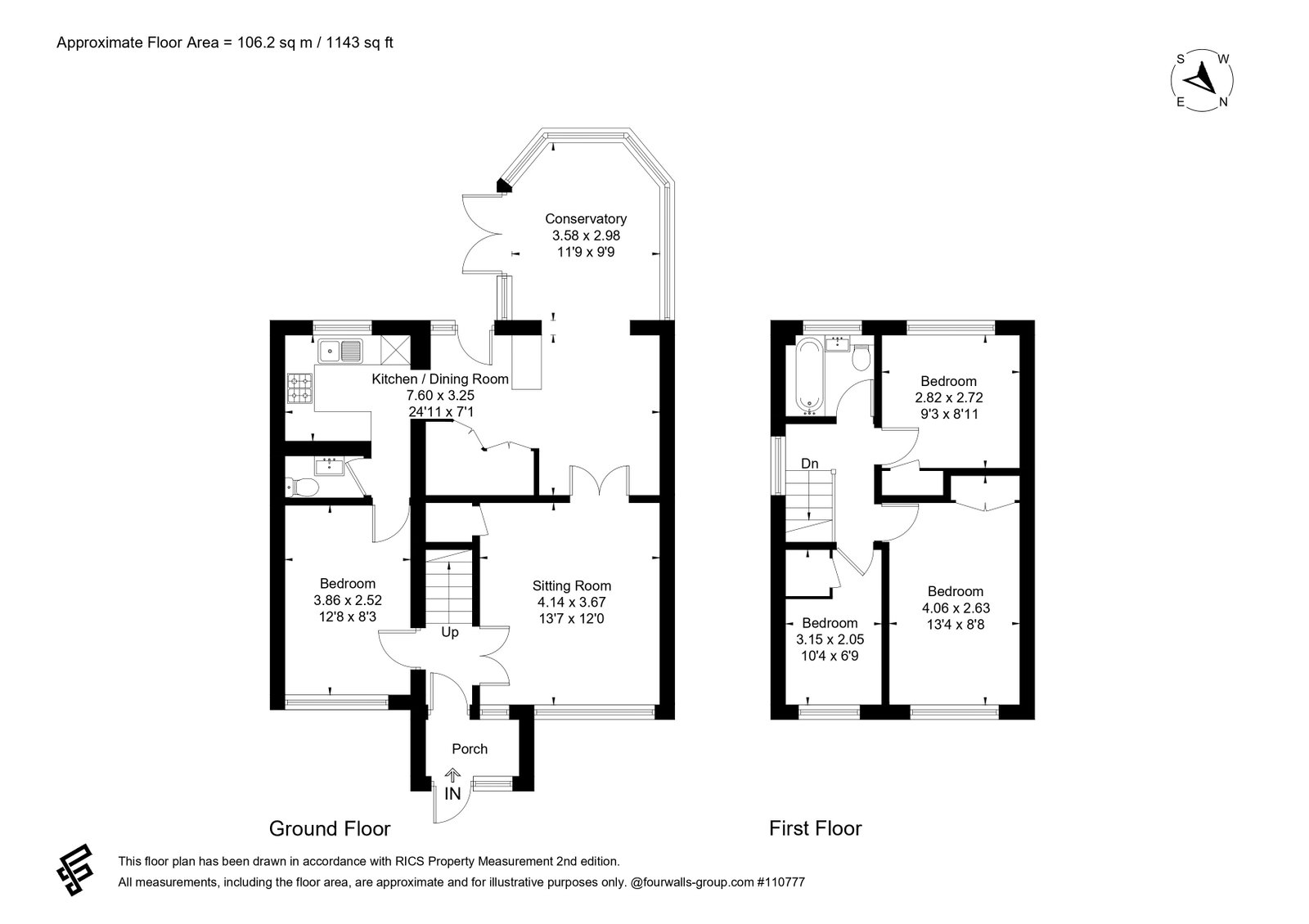 26, Thomond Close, Cheltenham floorplan