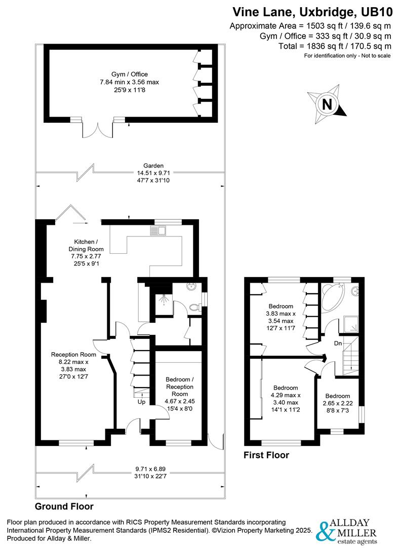 35, Vine Lane, Hillingdon floorplan