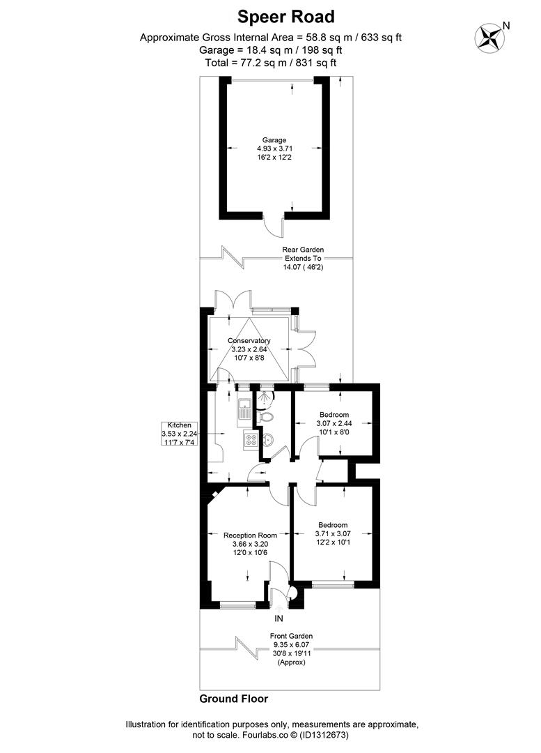 79, Speer Road, Thames Ditton floorplan