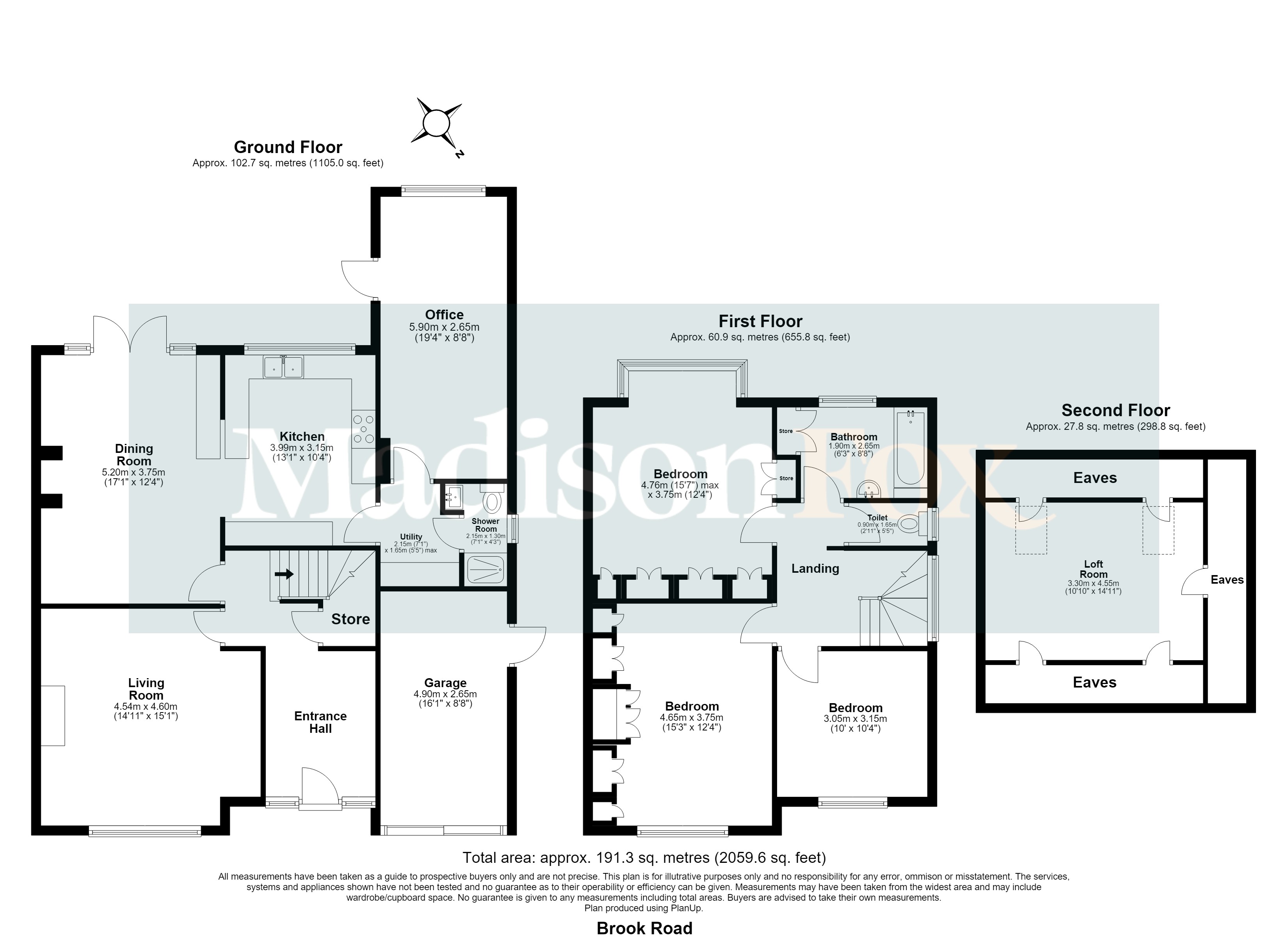 11, Brook Road, Essex floorplan