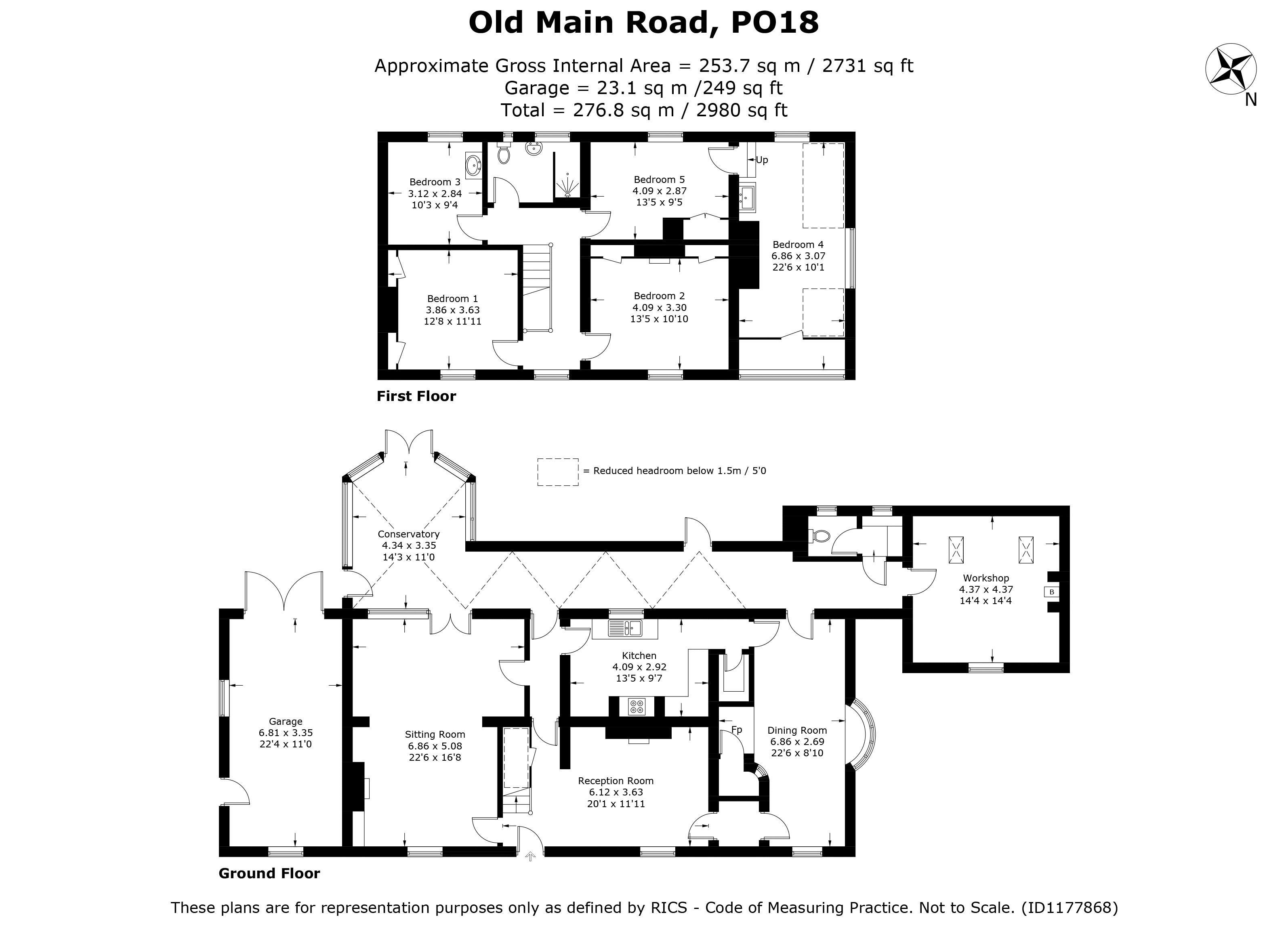 Colnor House, Chichester floorplan