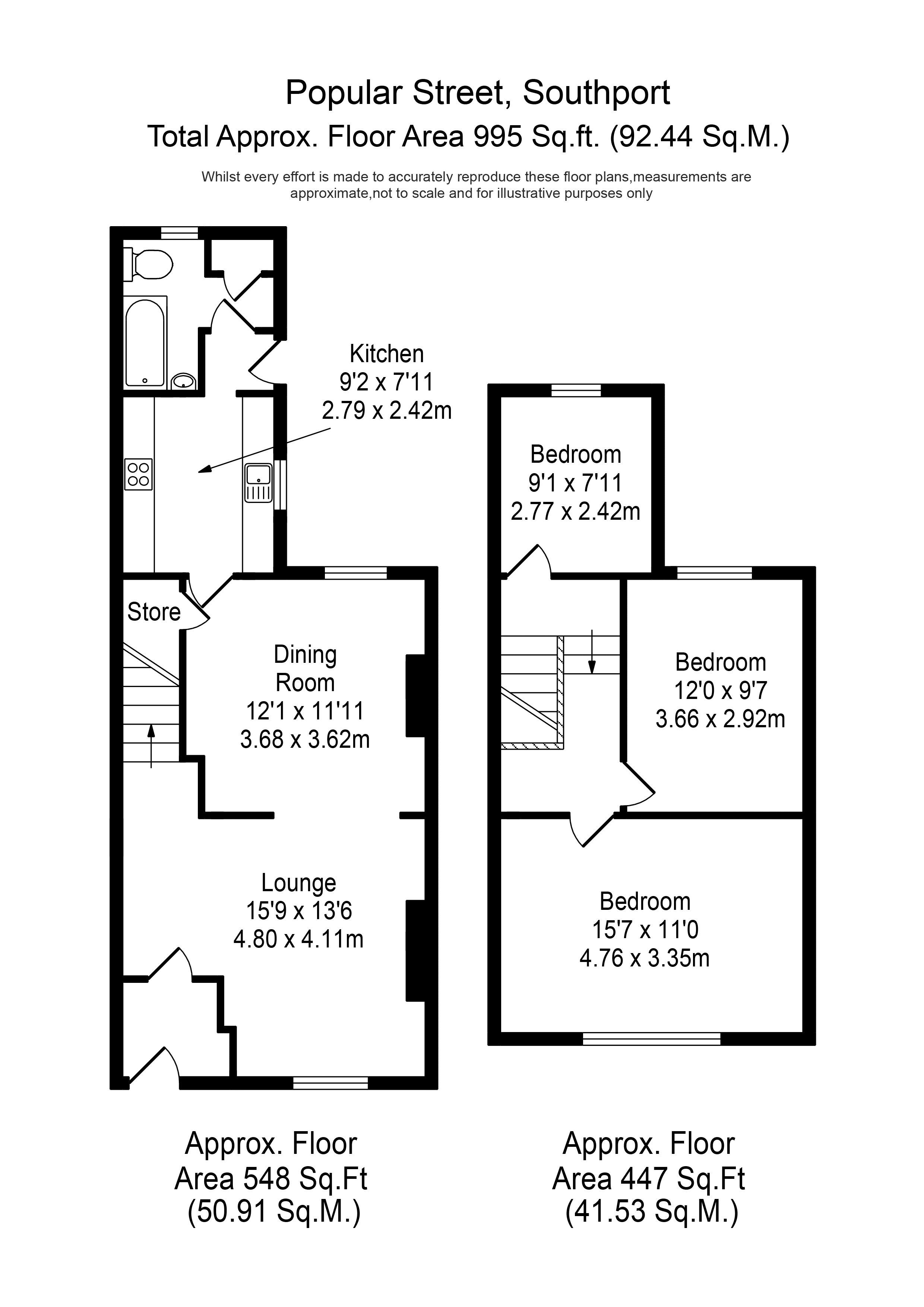 3 Bedrooms Semi-detached house to rent in Poplar Street, Southport PR8
