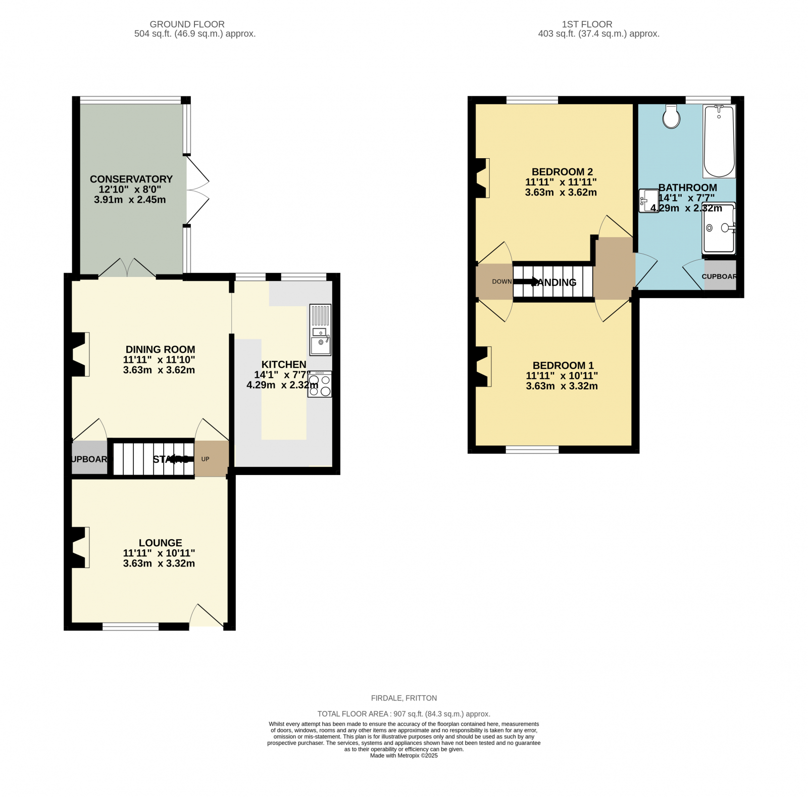 Firdale, Beccles Road, Fritton floorplan