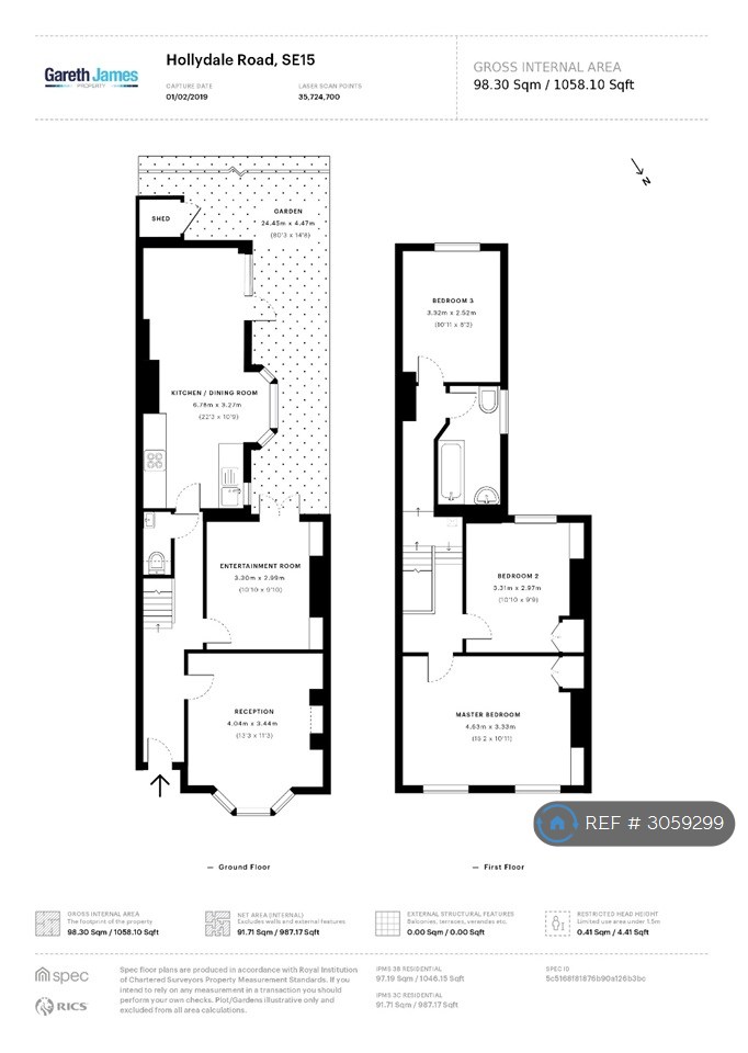 Hollydale Road, Peckham, London floorplan