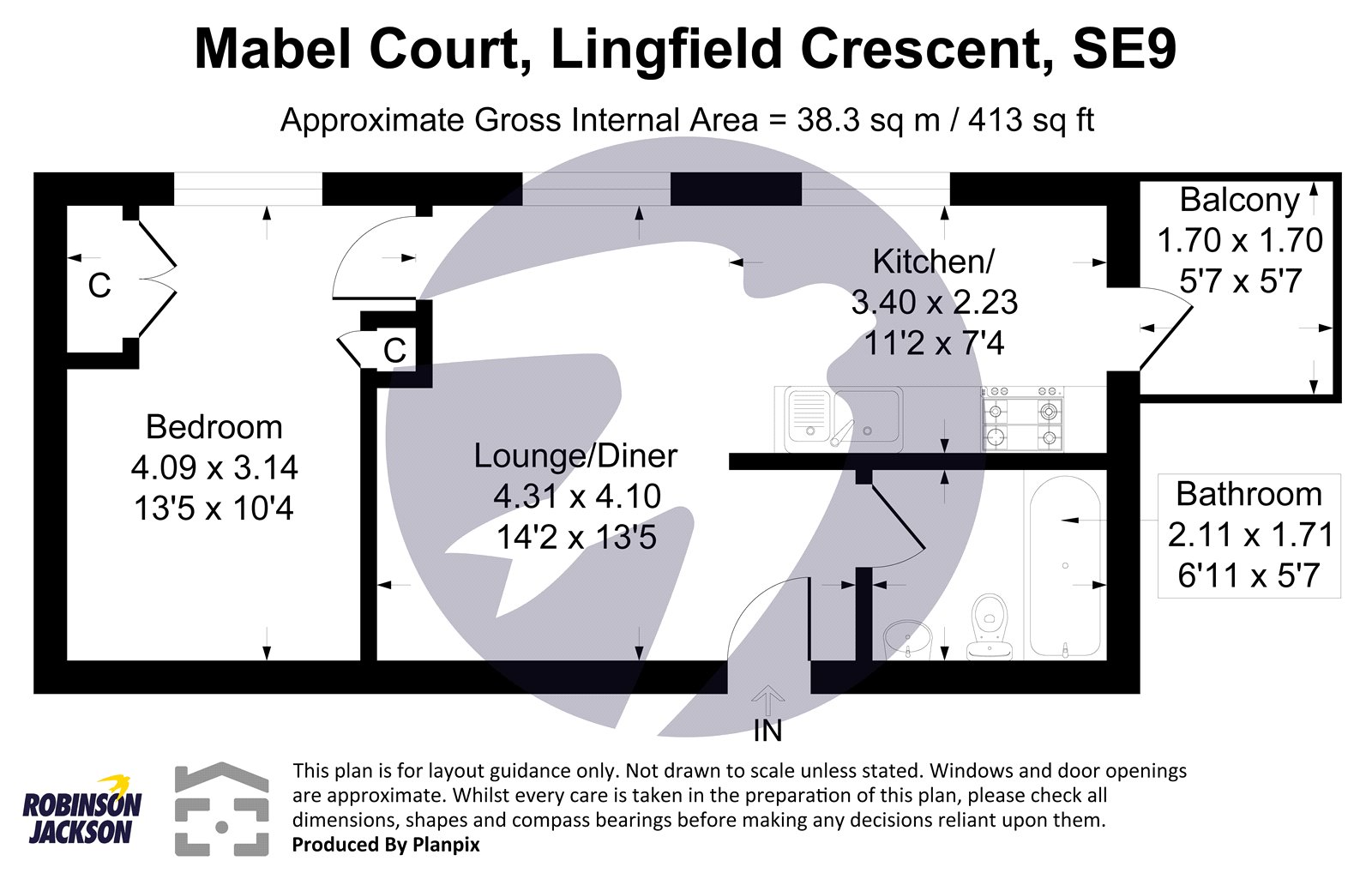 22, Mabel Crout Court, London floorplan