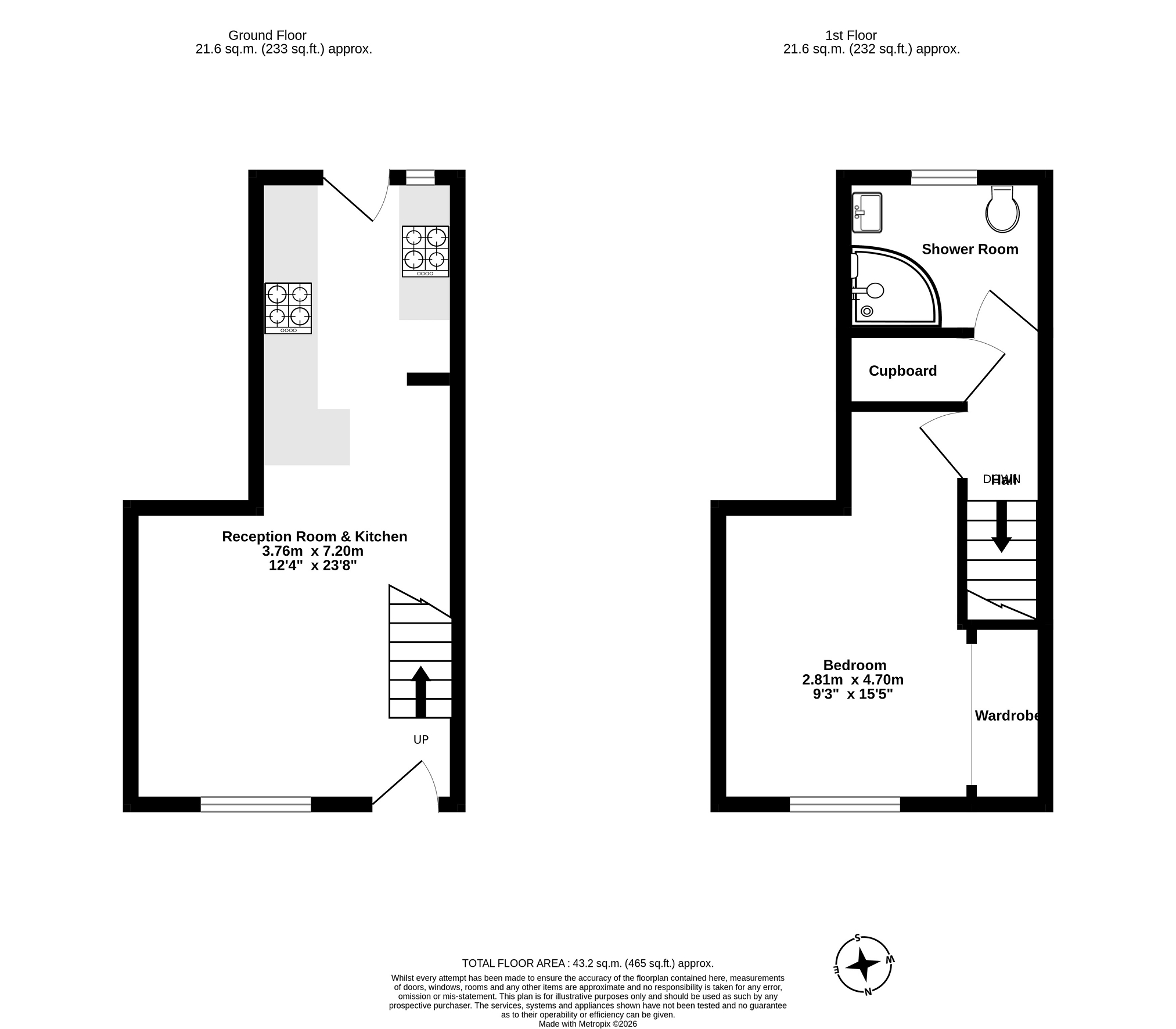 Hunting Gate Drive, Chessington floorplan