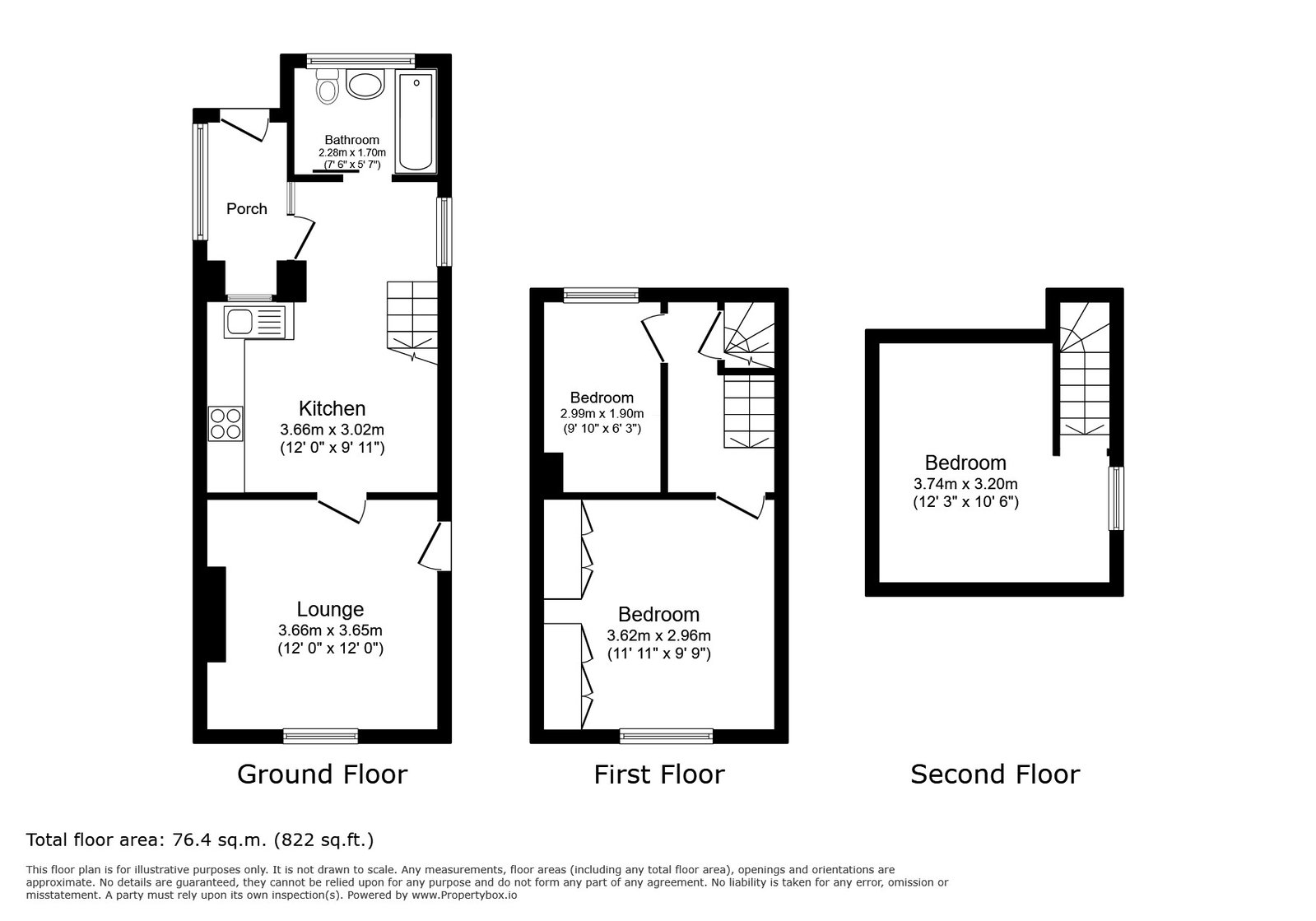 202, High Street, Sheffield floorplan