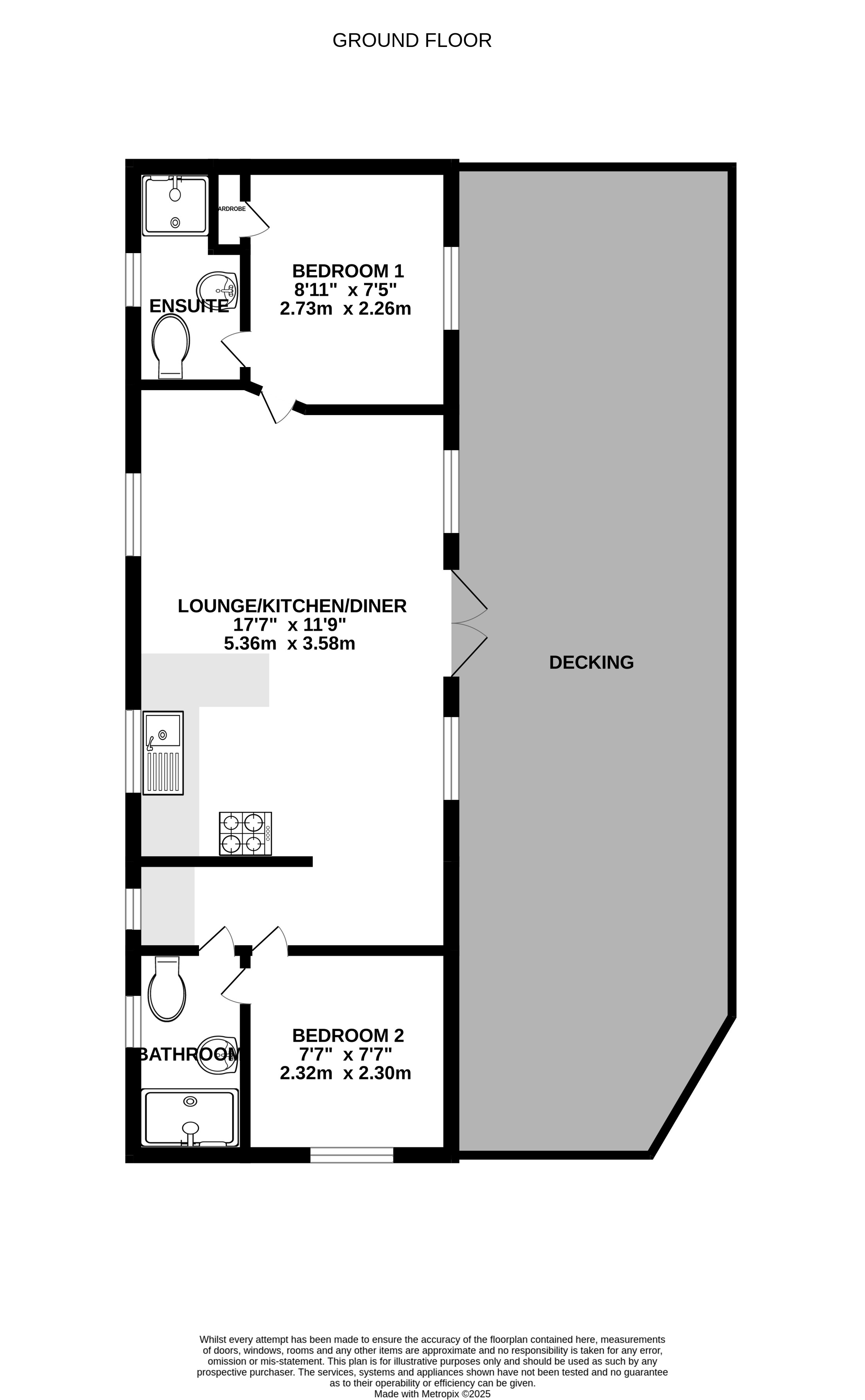 27 Foxes Walk, Finlake Holiday Park, Newton Abbot floorplan