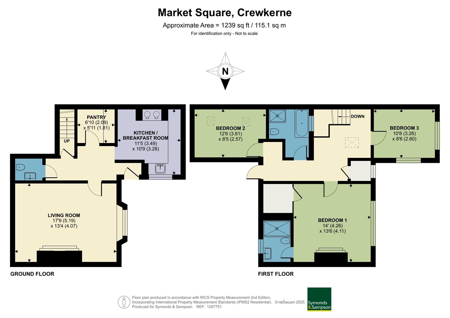 Merchants House, Market Square, Crewkerne floorplan
