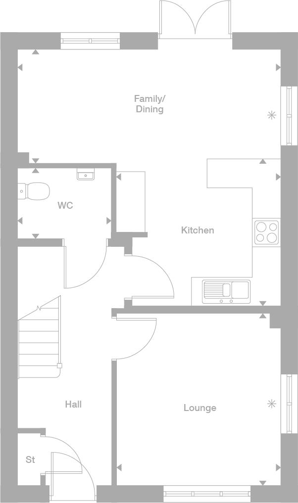 302, Rookery Lane, Rainford, St Helens floorplan