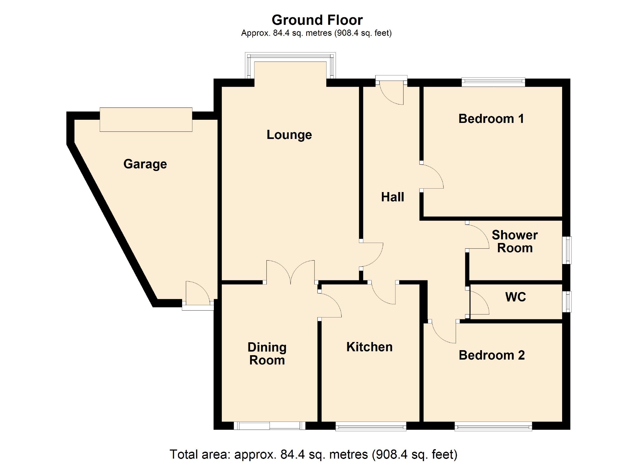 2 Bedrooms Detached bungalow for sale in George Lane, Bredbury, Stockport SK6