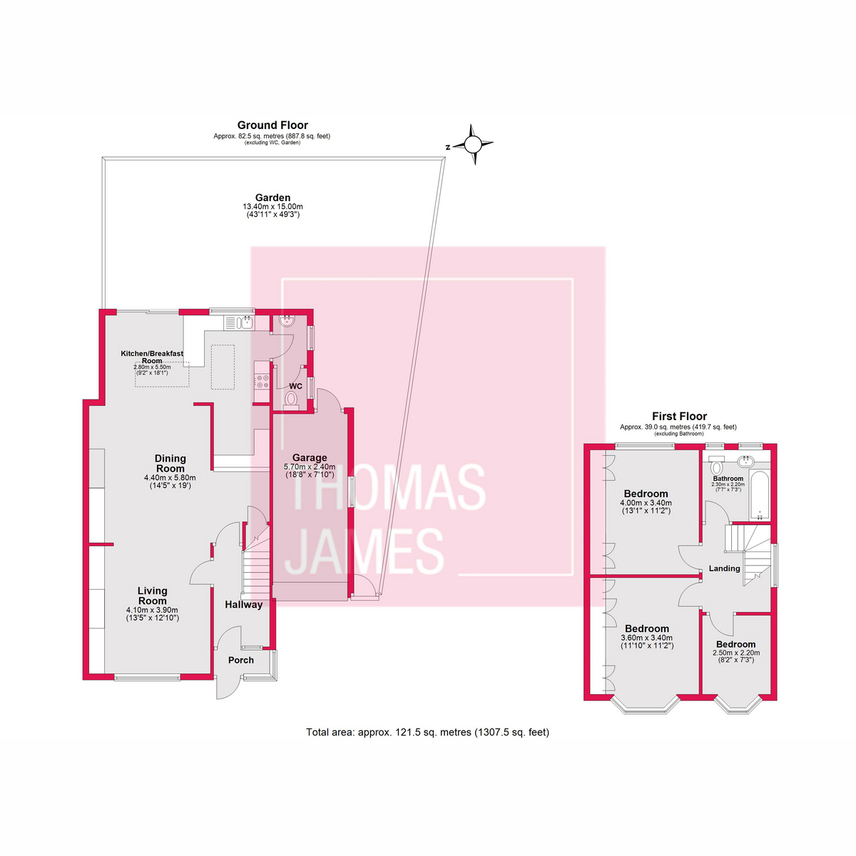 7, Hereward Gardens, London floorplan