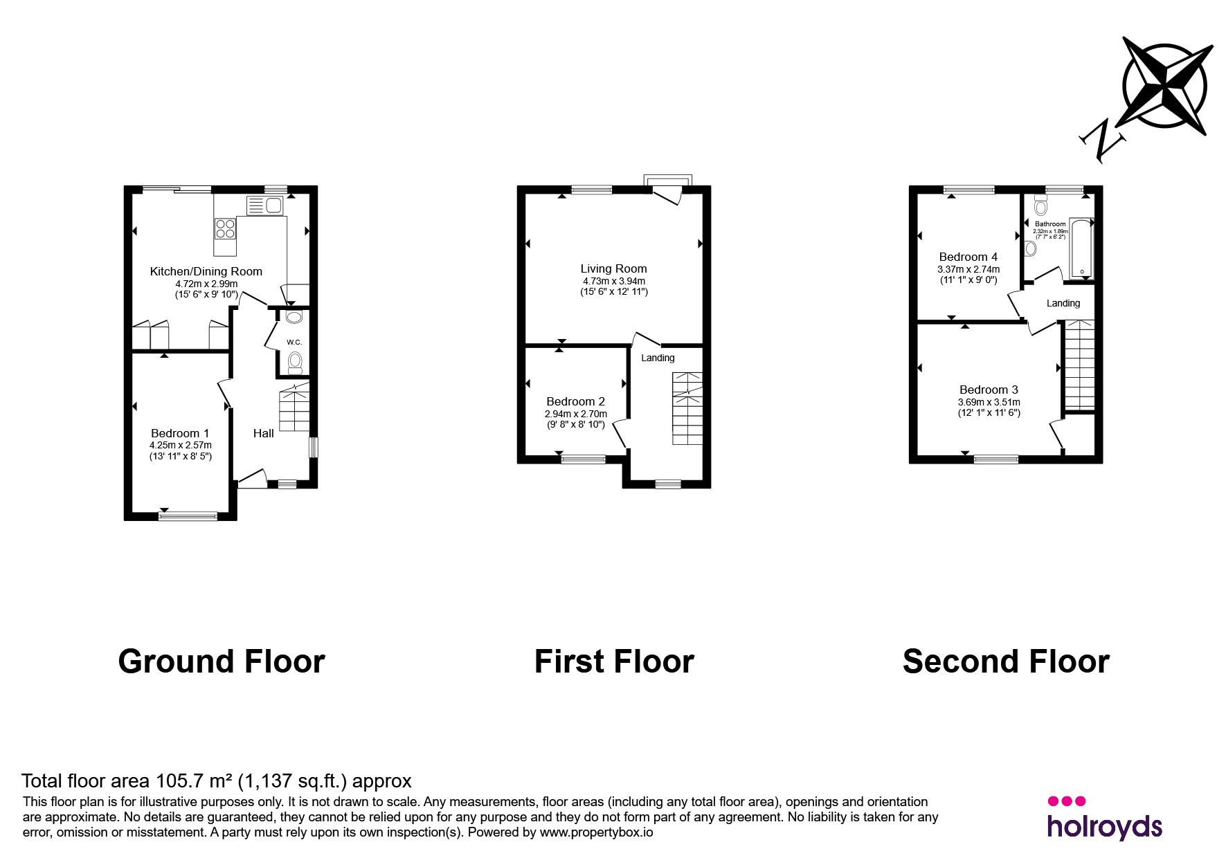 12, Kirkstall Gardens, Keighley floorplan
