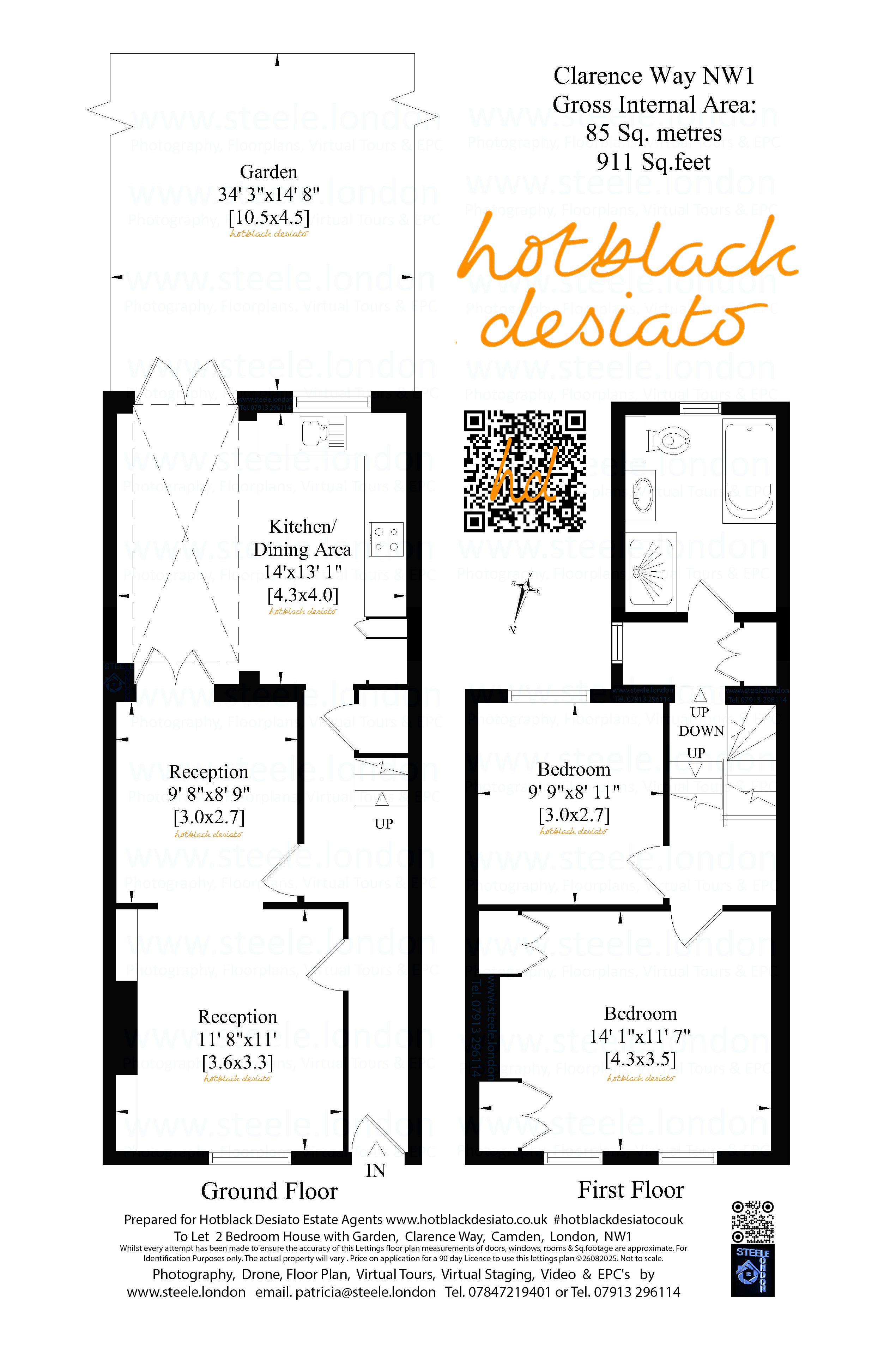 75, Clarence Way, Camden floorplan